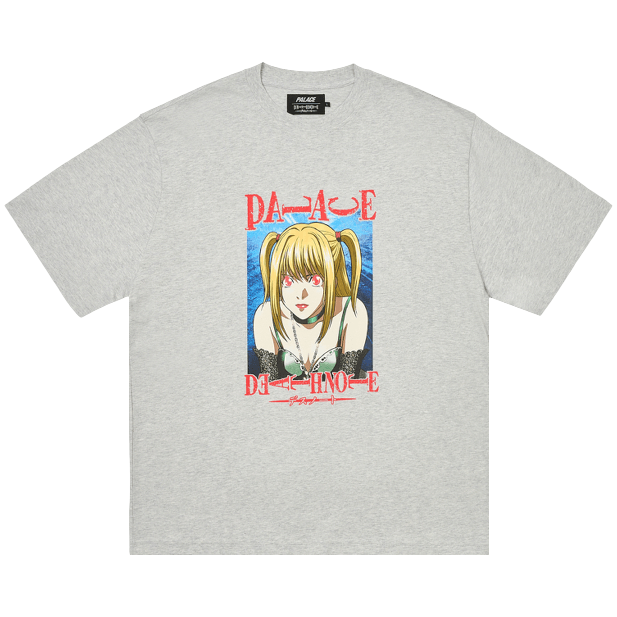 Palace x Death Note T-Shirt 'Grey Marl'
