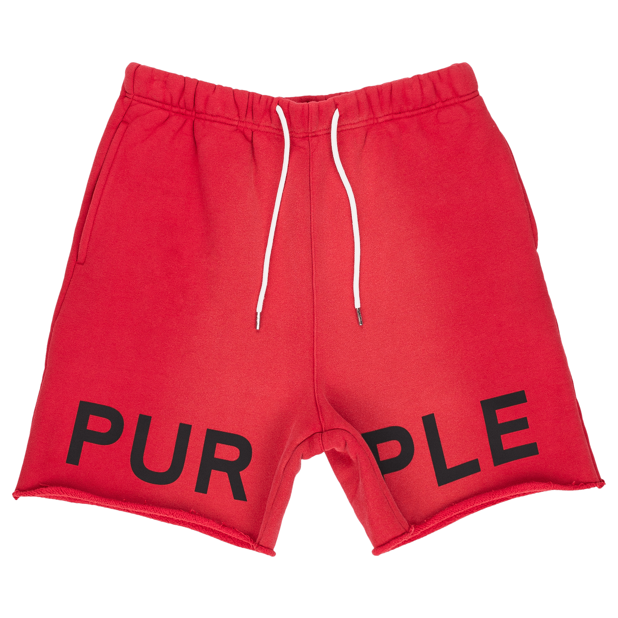PURPLE BRAND HWT Fleece Short 'Red'