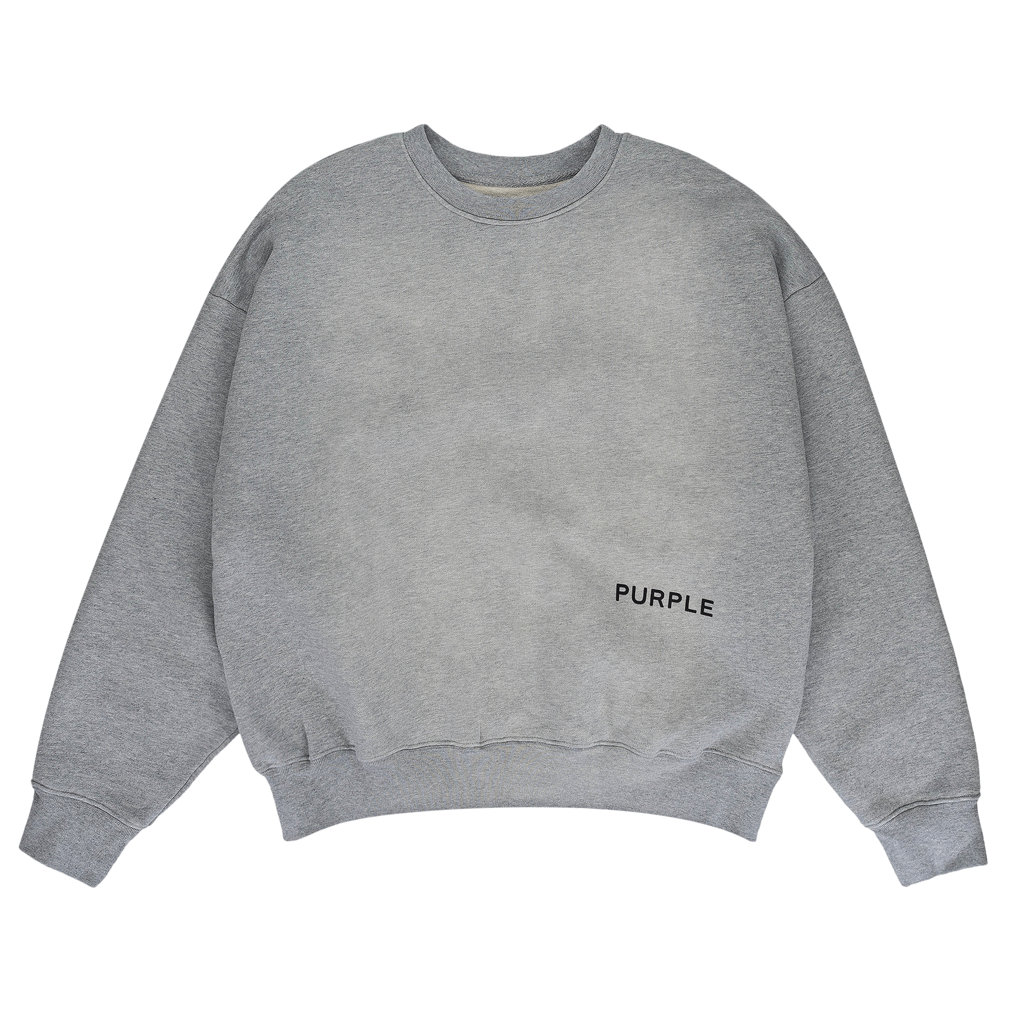 PURPLE BRAND HWT Fleece Crewneck Sweatshirt 'Heather'