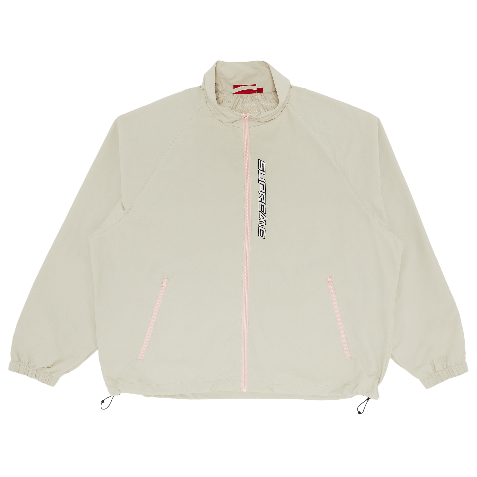 Supreme Contrast Zip Track Jacket 'Tan'