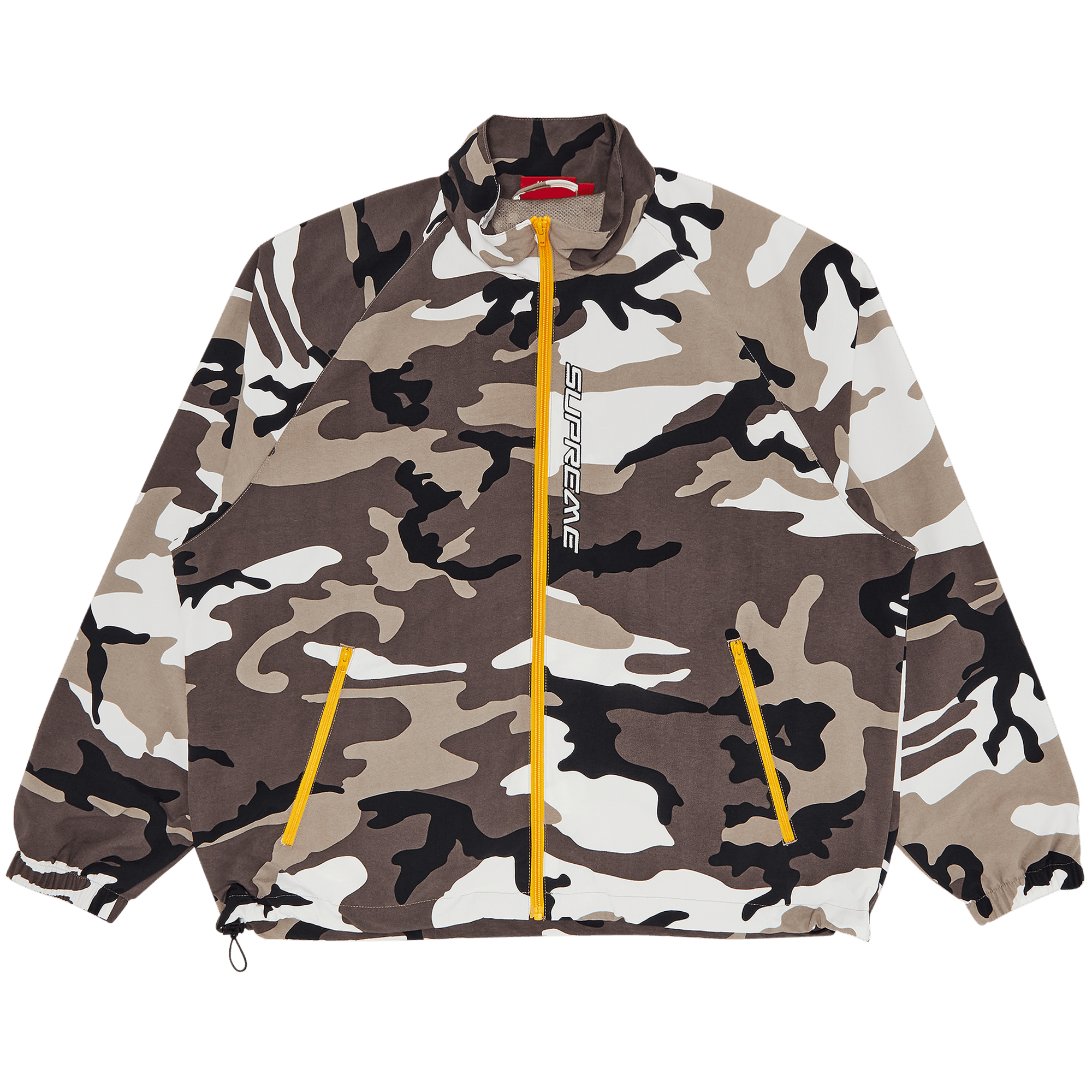 Supreme Contrast Zip Track Jacket 'Snow Camo'