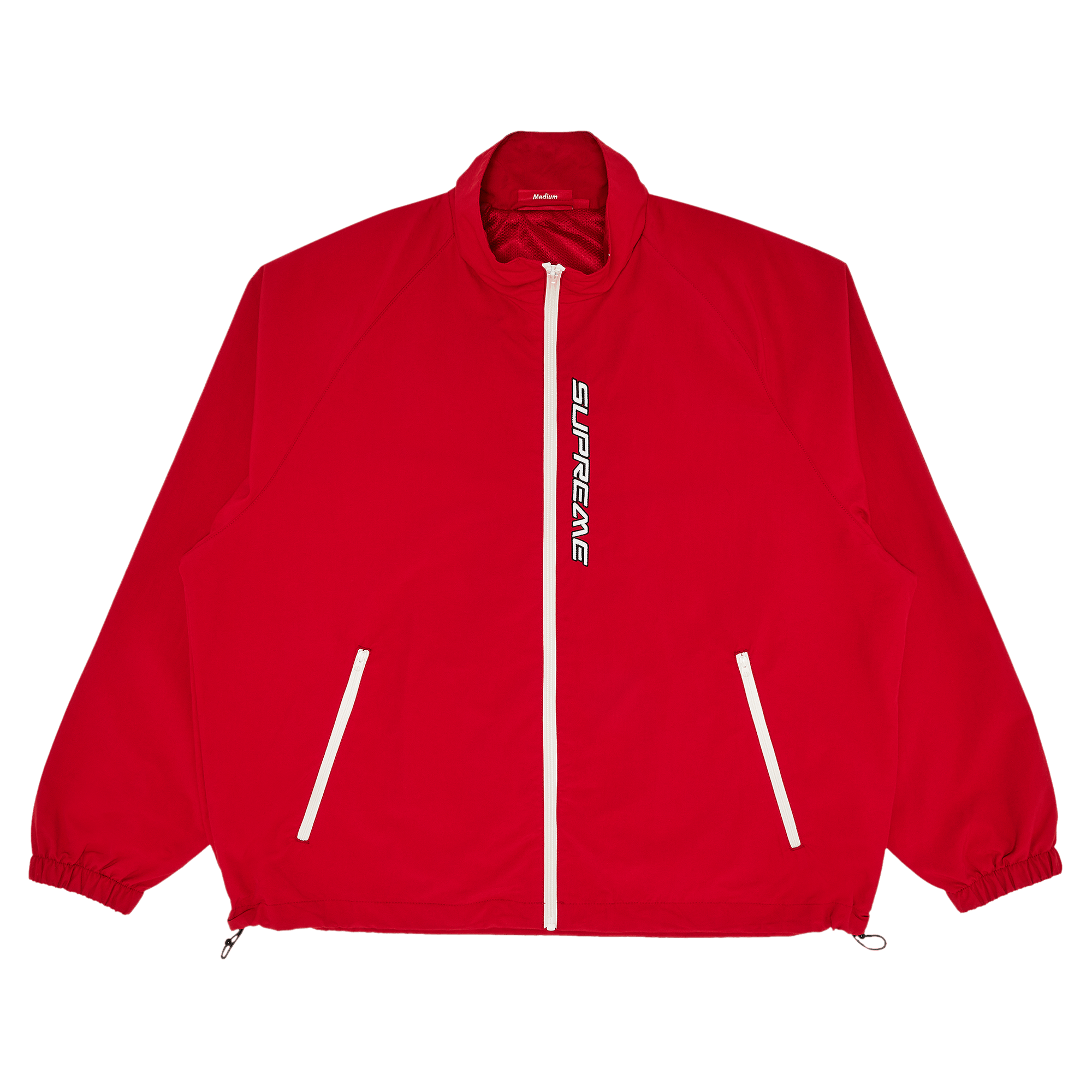 Supreme Contrast Zip Track Jacket 'Red'