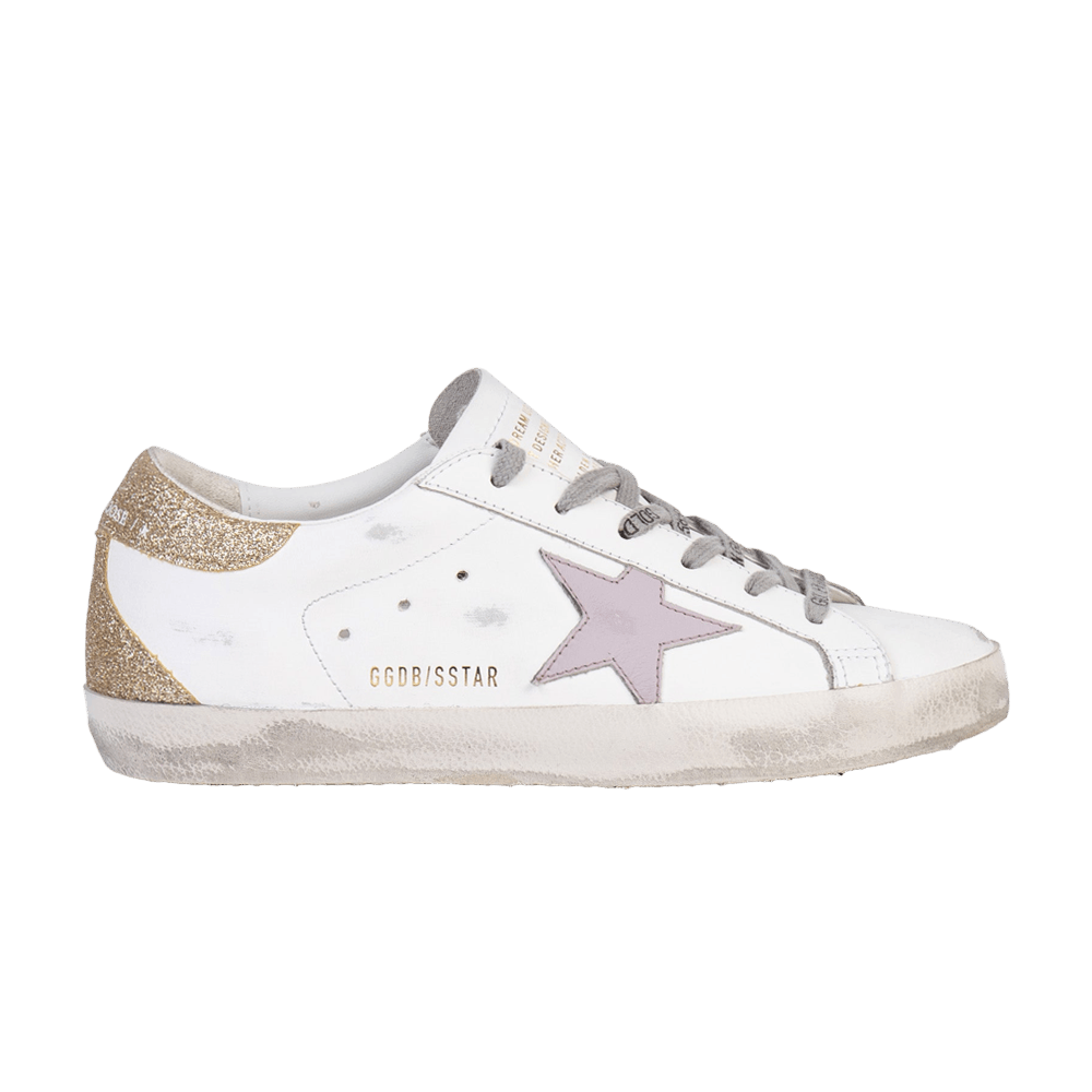 Golden Goose Wmns Superstar 'White Lilac Platinum'