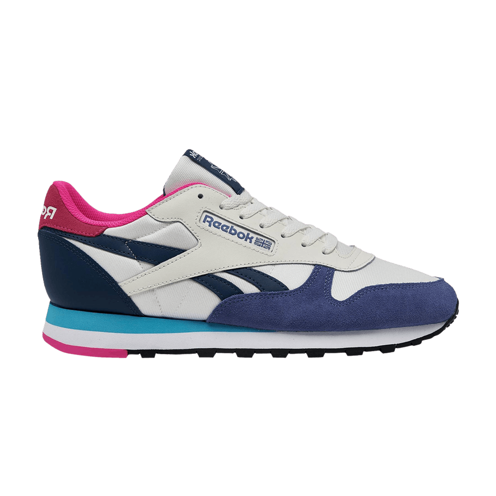Reebok Classic Leather 'Uniform Blue Laser Pink'