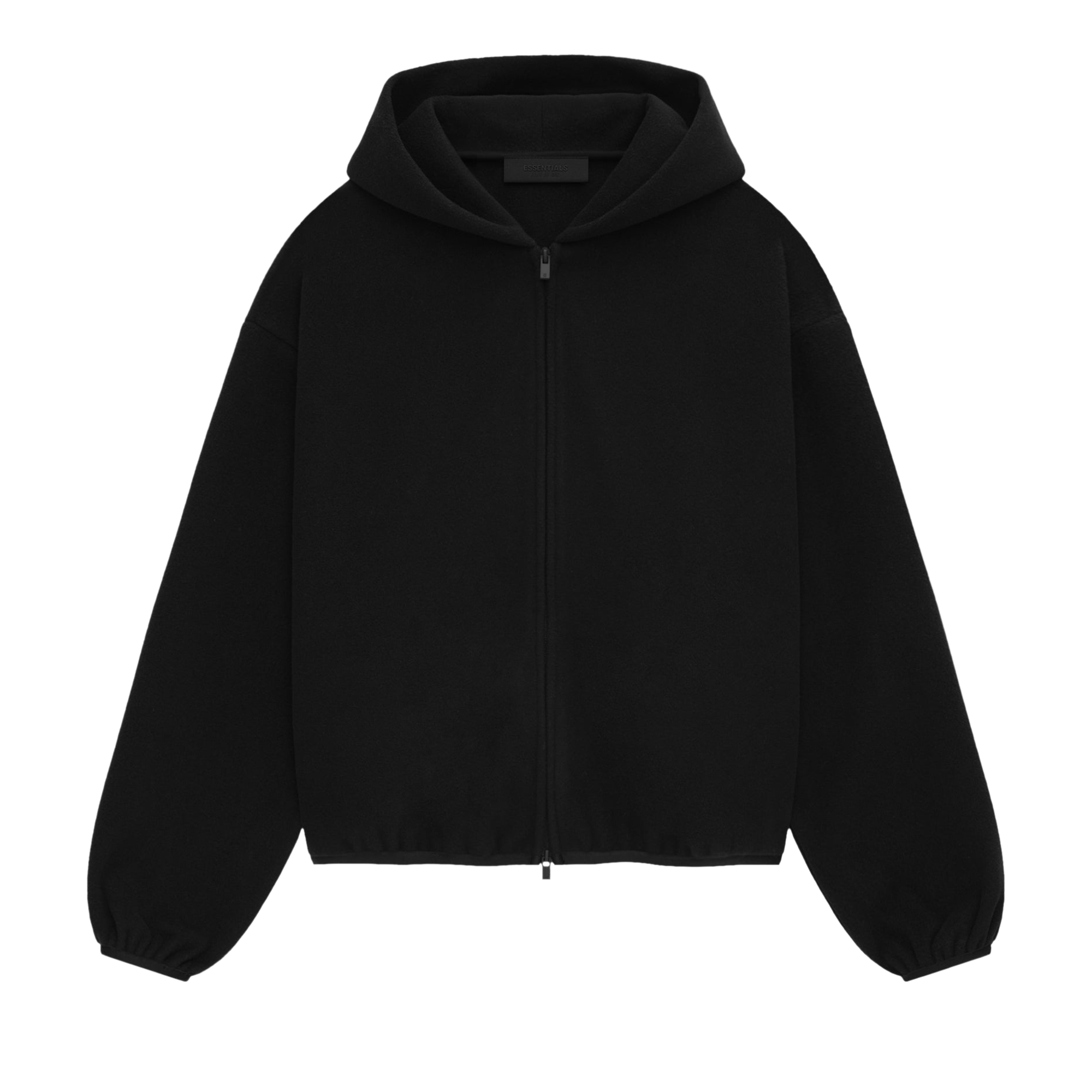 Fear of God Essentials Brushed Hooded Bomber Jacket 'Black'