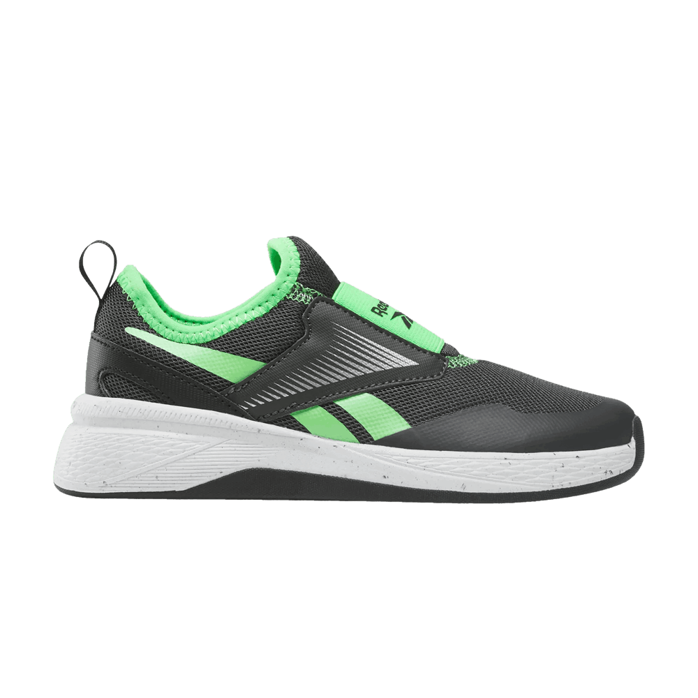 Reebok Nano Play Slip-On Little Kid 'Black Solar Lime'