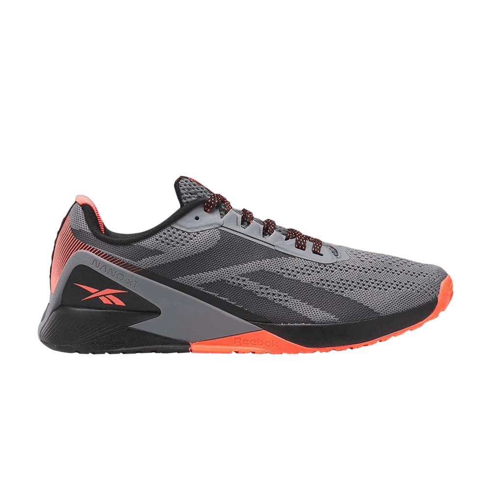 Reebok Nano X1 'Pure Grey Orange Flare'