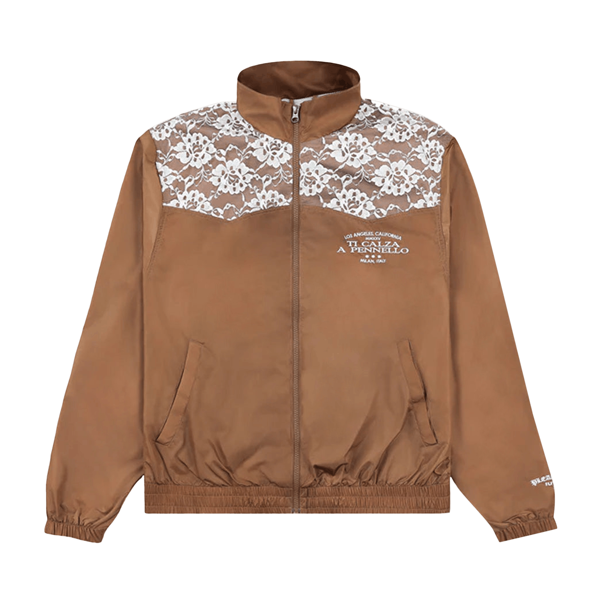 Pleasures Francesca Track Jacket 'Brown'