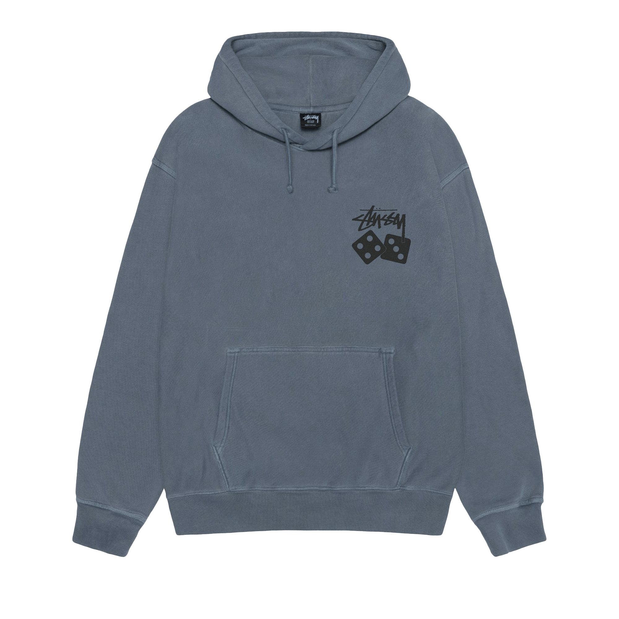 Stussy Dice Hoodie Pigment Dyed 'Navy'