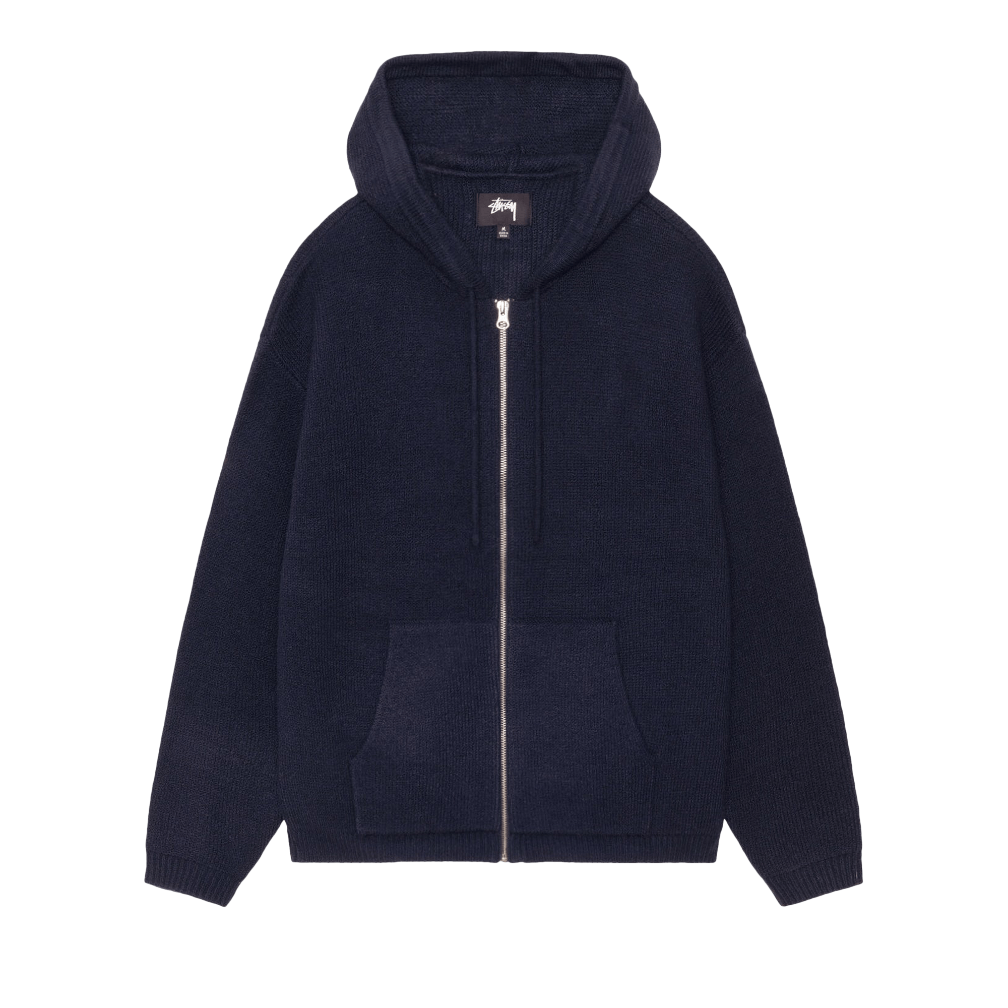 Stussy Hooded Zip Sweater 'Navy'
