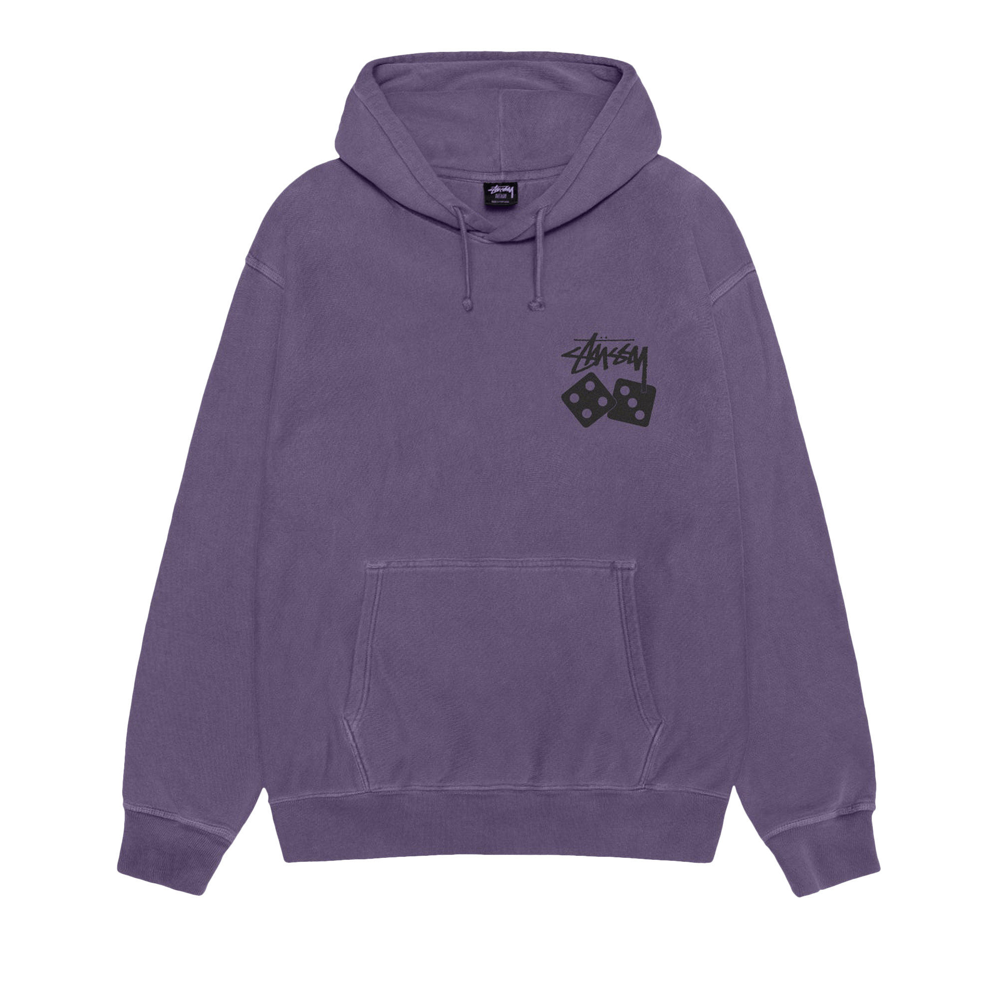 Stussy Dice Hoodie Pigment Dyed 'Grape'