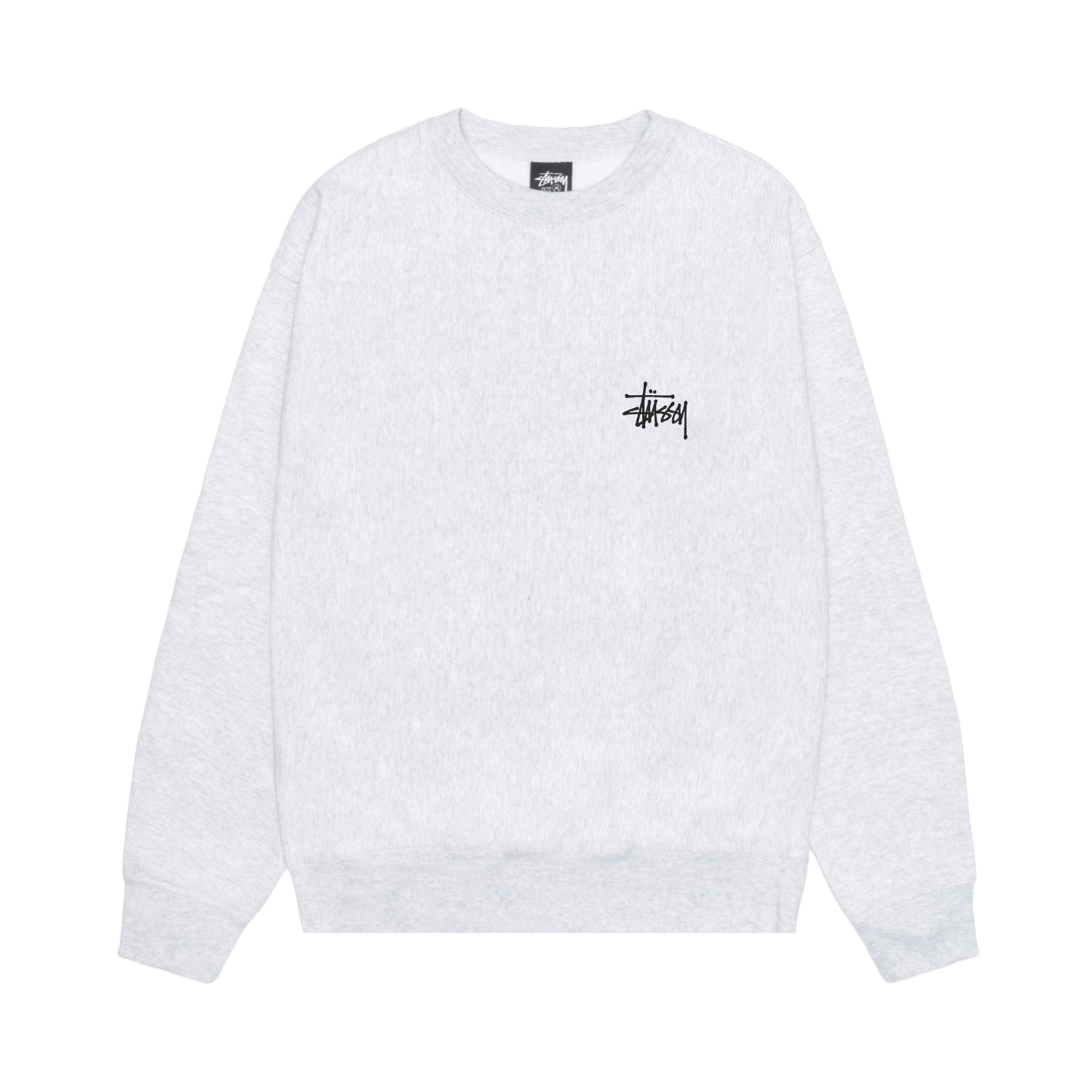 Stussy Basic Crew 'Ash Heather'