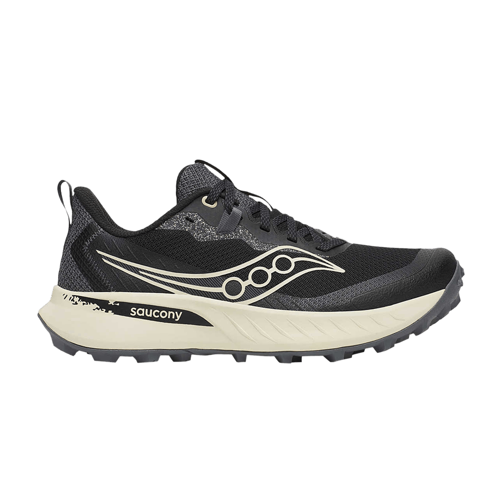 Saucony Wmns Peregrine 15 Wide 'Black Pearl'