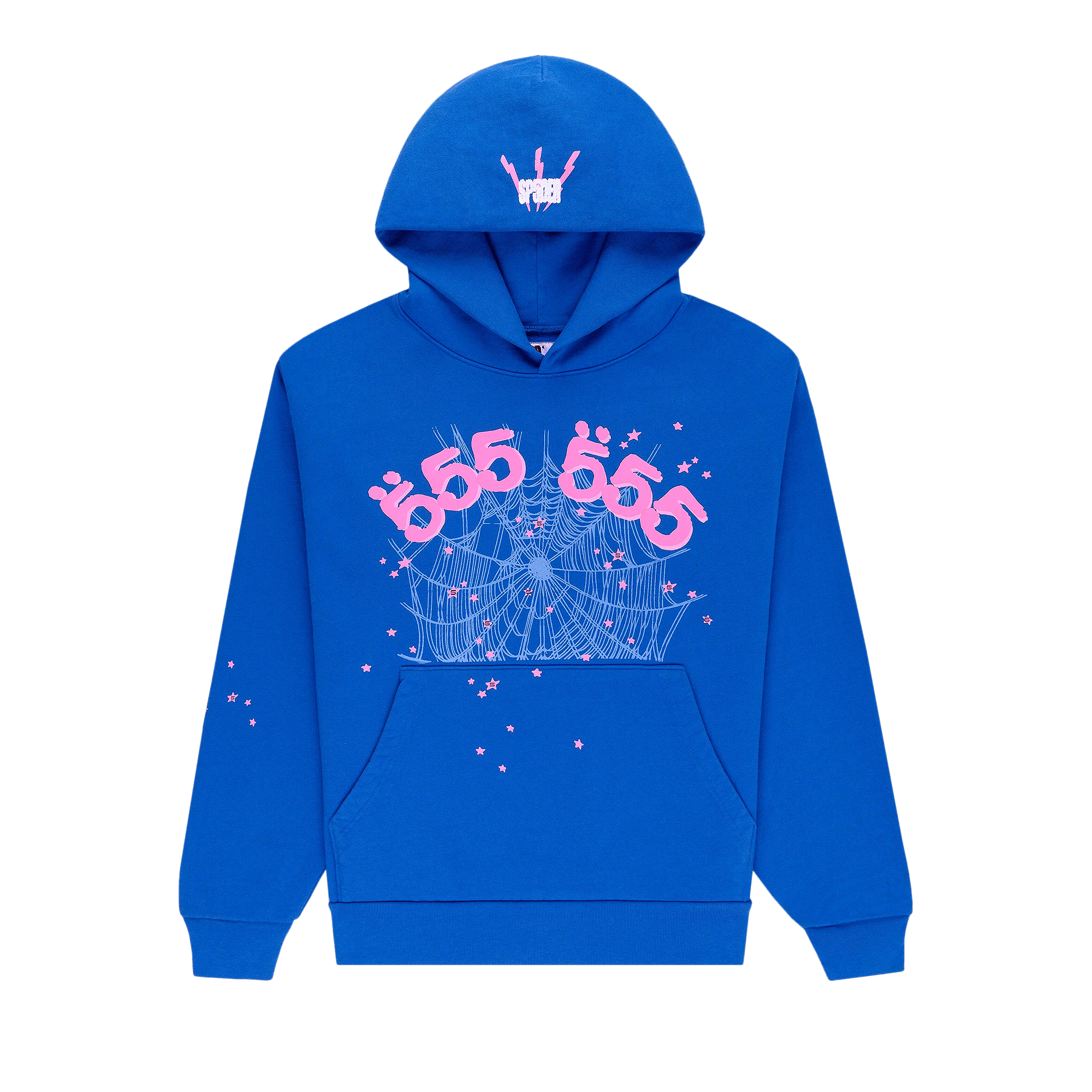 Sp5der Angel Number Hoodie 'Blue'