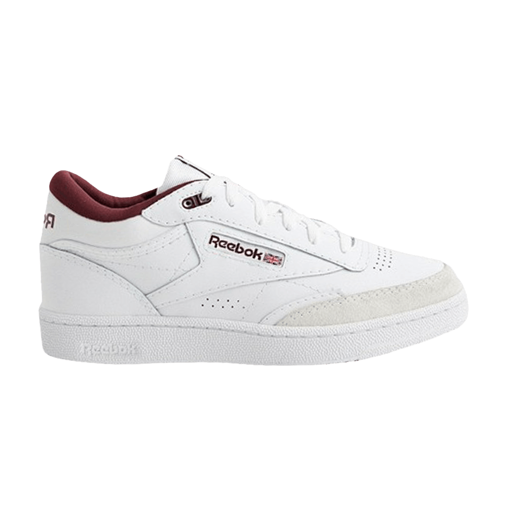 Reebok Club C Mid 2 'White Classic Maroon'