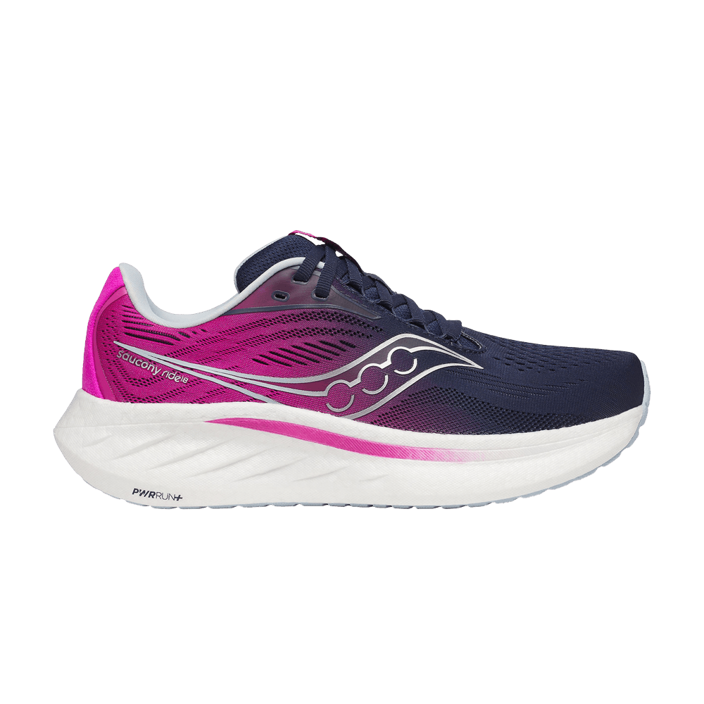 Saucony Wmns Ride 18 'Navy Fuchsia'