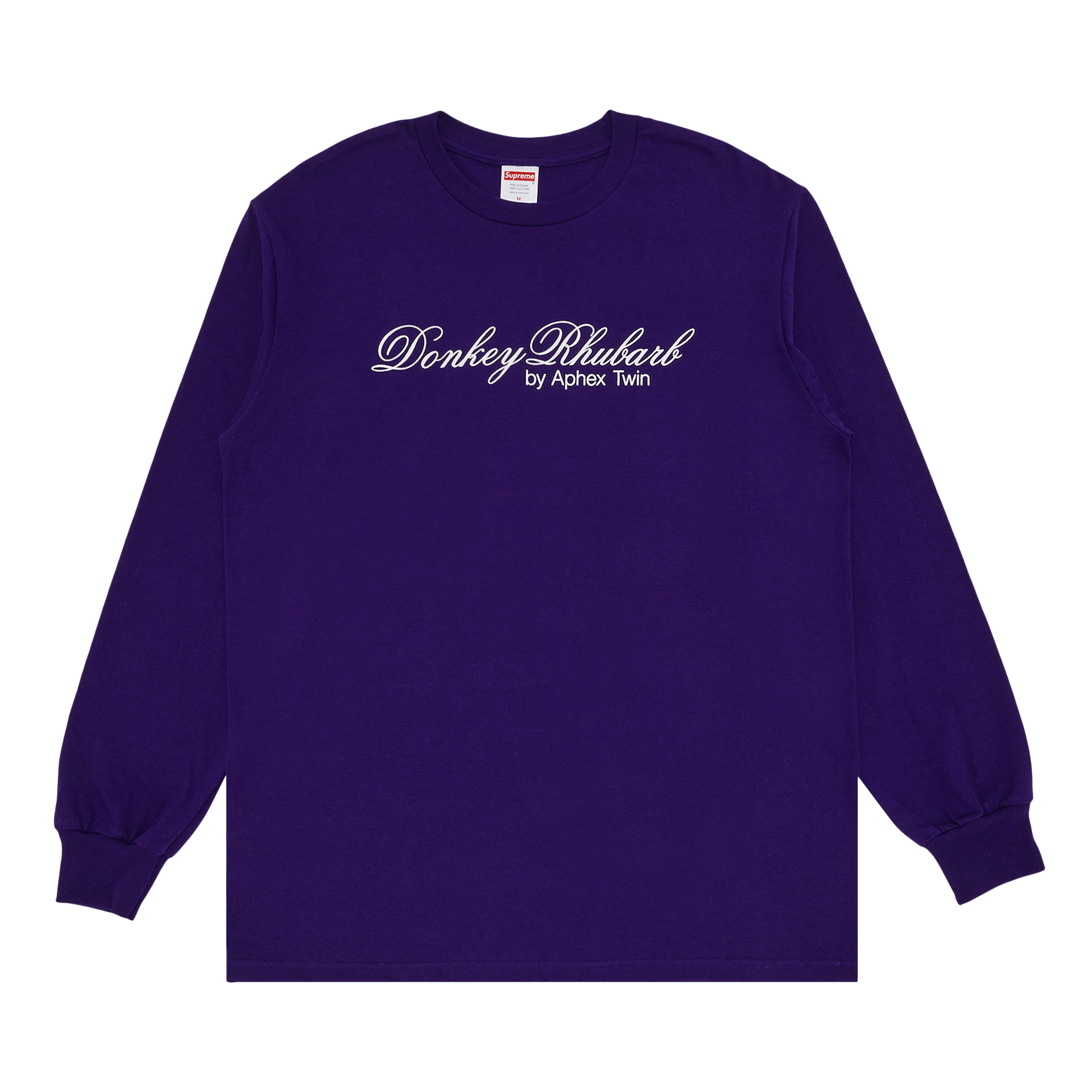 Supreme x Aphex Twin Donkey Rhubarb Long-Sleeve Tee 'Purple'