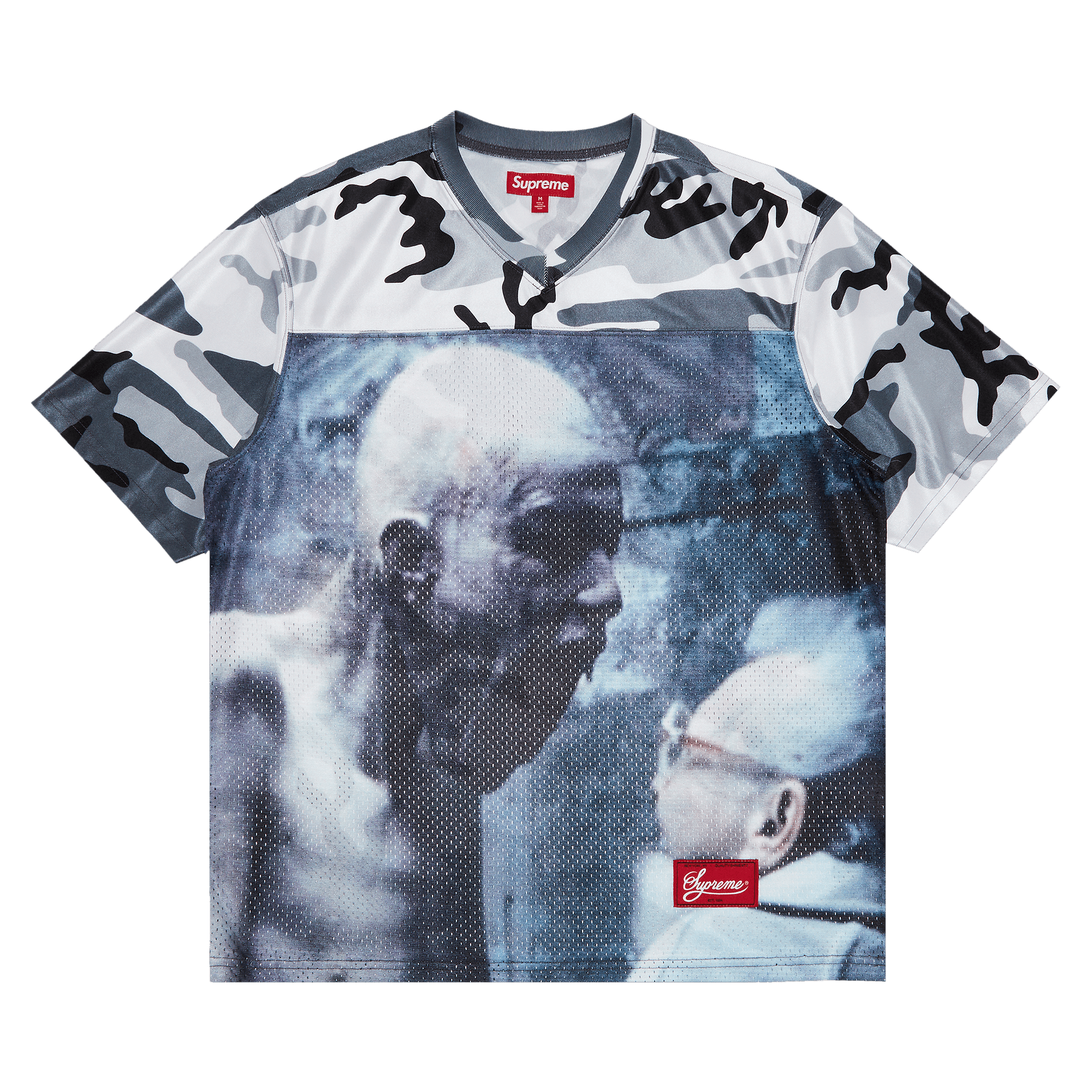 Supreme x Aphex Twin Football Jersey 'Snow Camo'