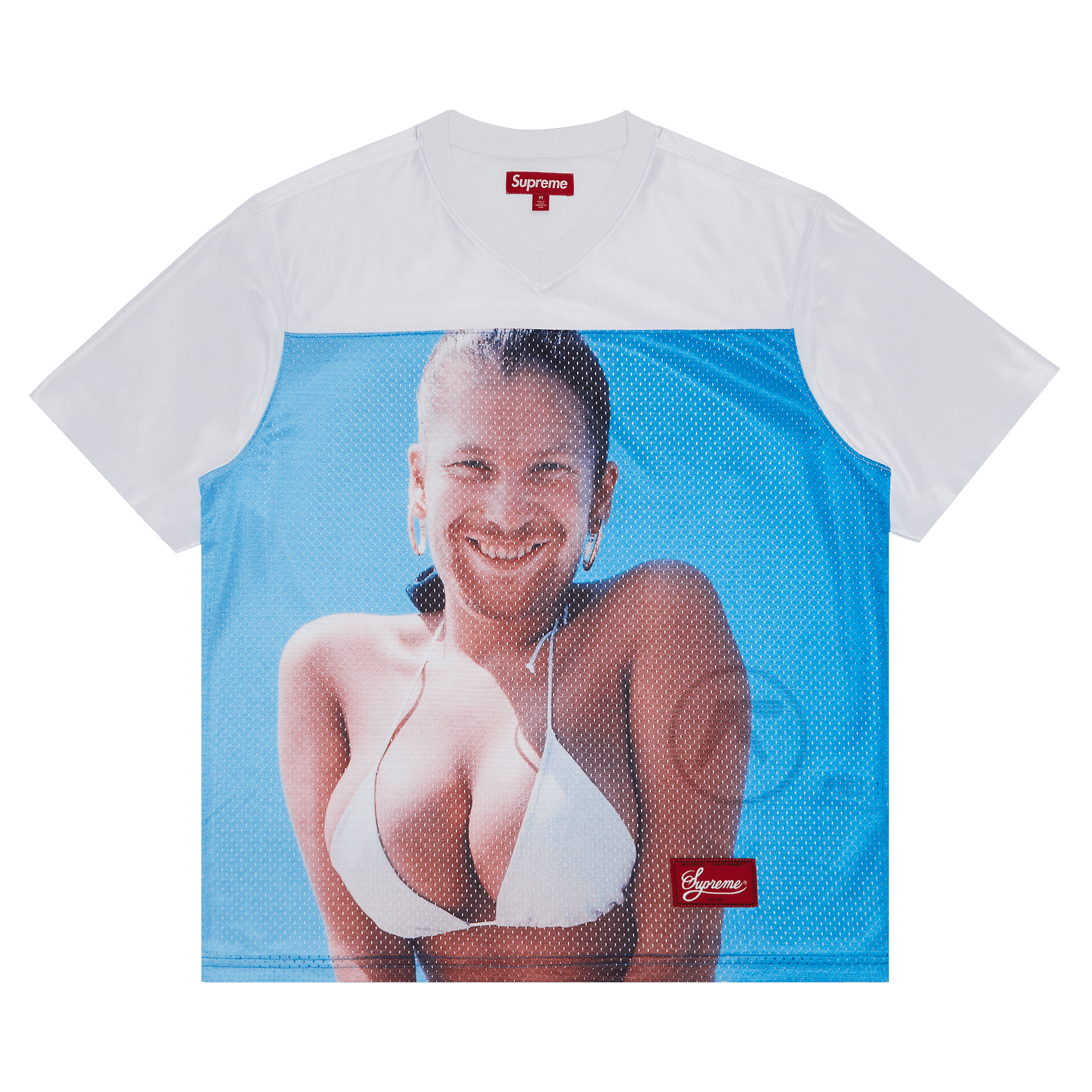 Supreme x Aphex Twin Football Jersey 'White'