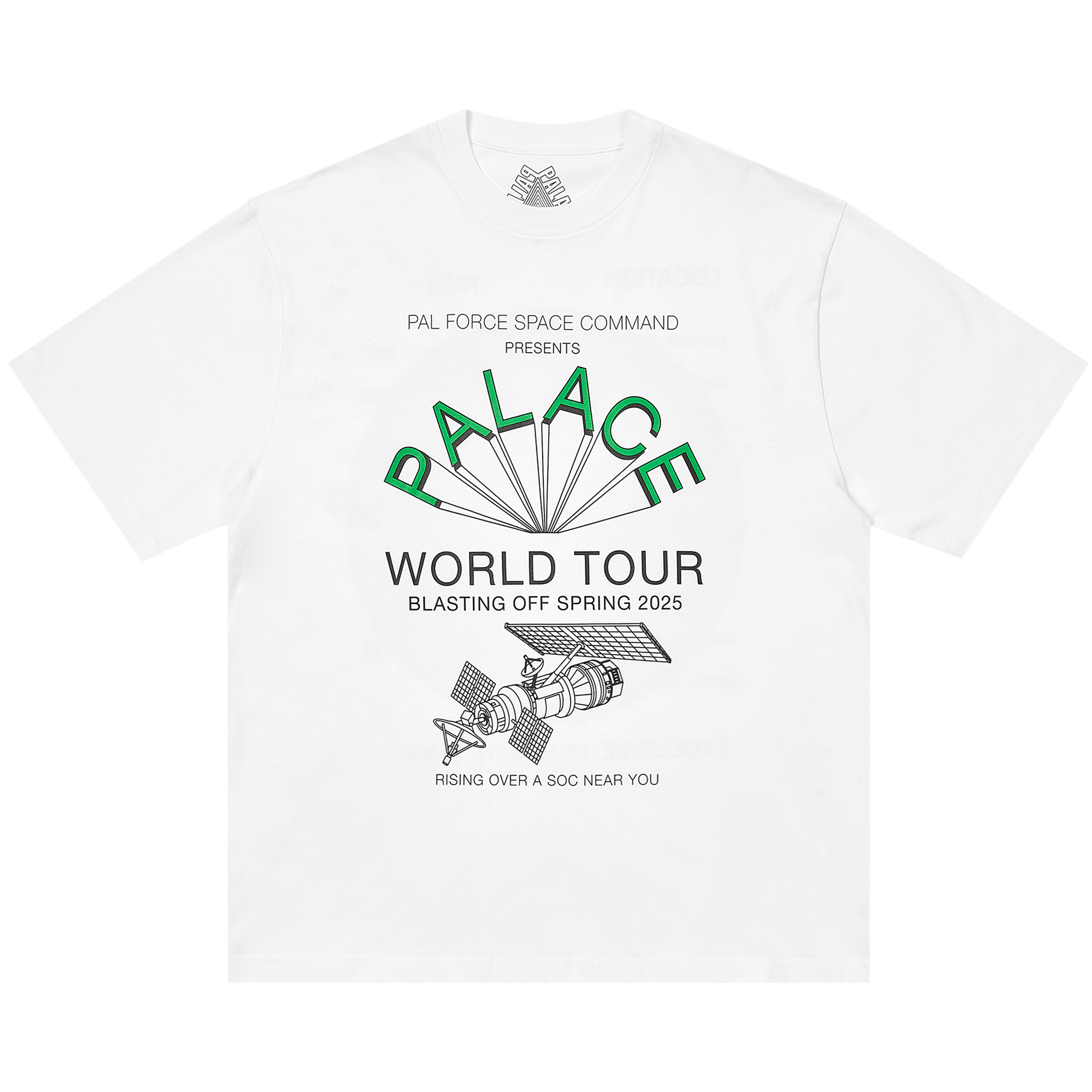 Palace World Tour T-Shirt 'White'
