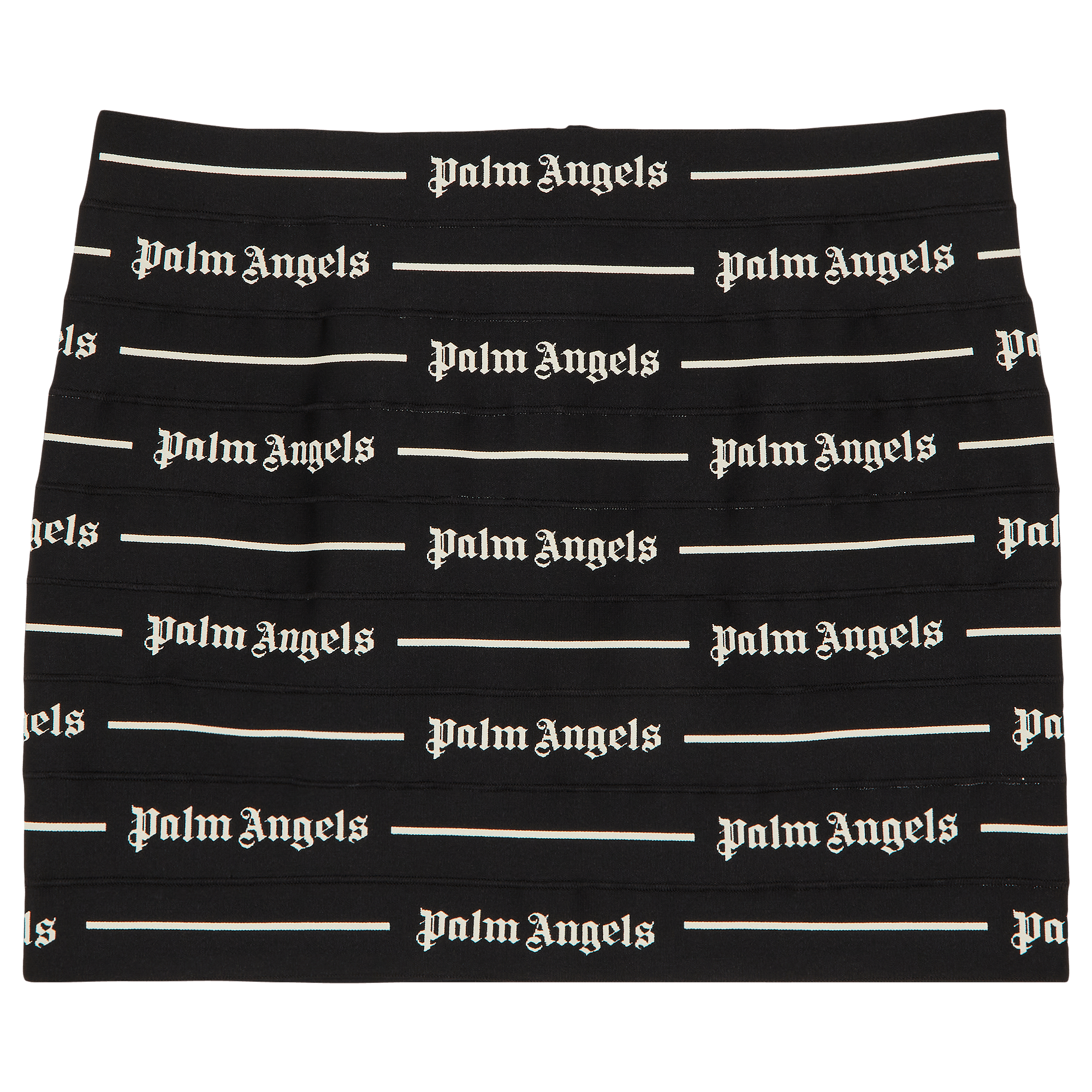 Palm Angels Classic Logo Tape Mini Skirt 'Black/Off White'