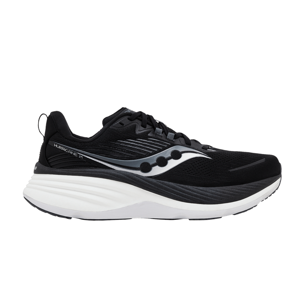 Saucony Hurricane 24 Wide 'Black Carbon'