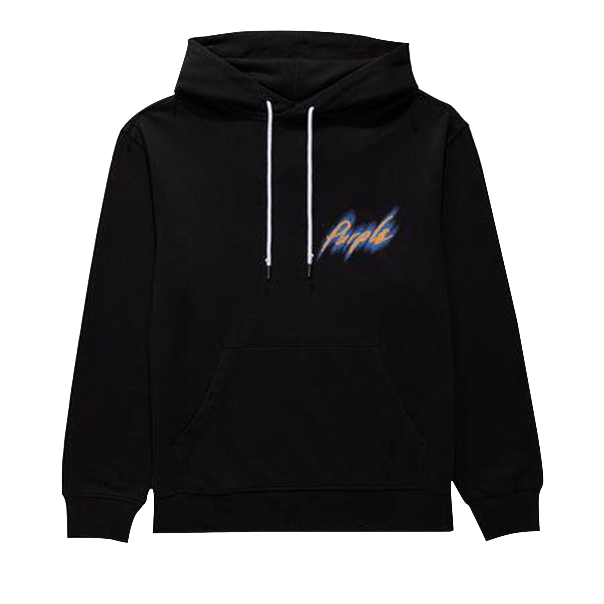 PURPLE BRAND French Terry Pullover Hoodie 'Black'
