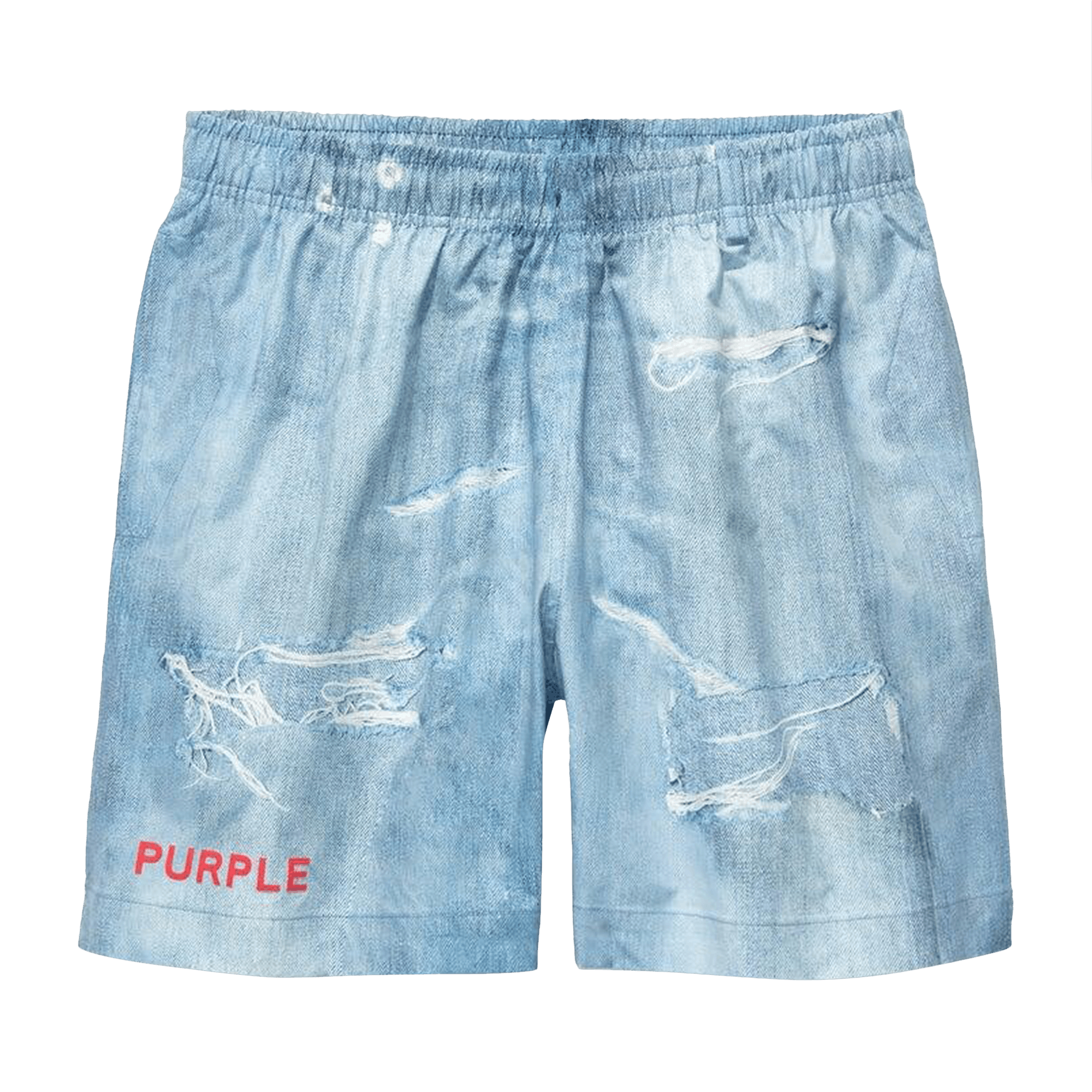 PURPLE BRAND All Round Short Water Print Shorts 'Indigo'