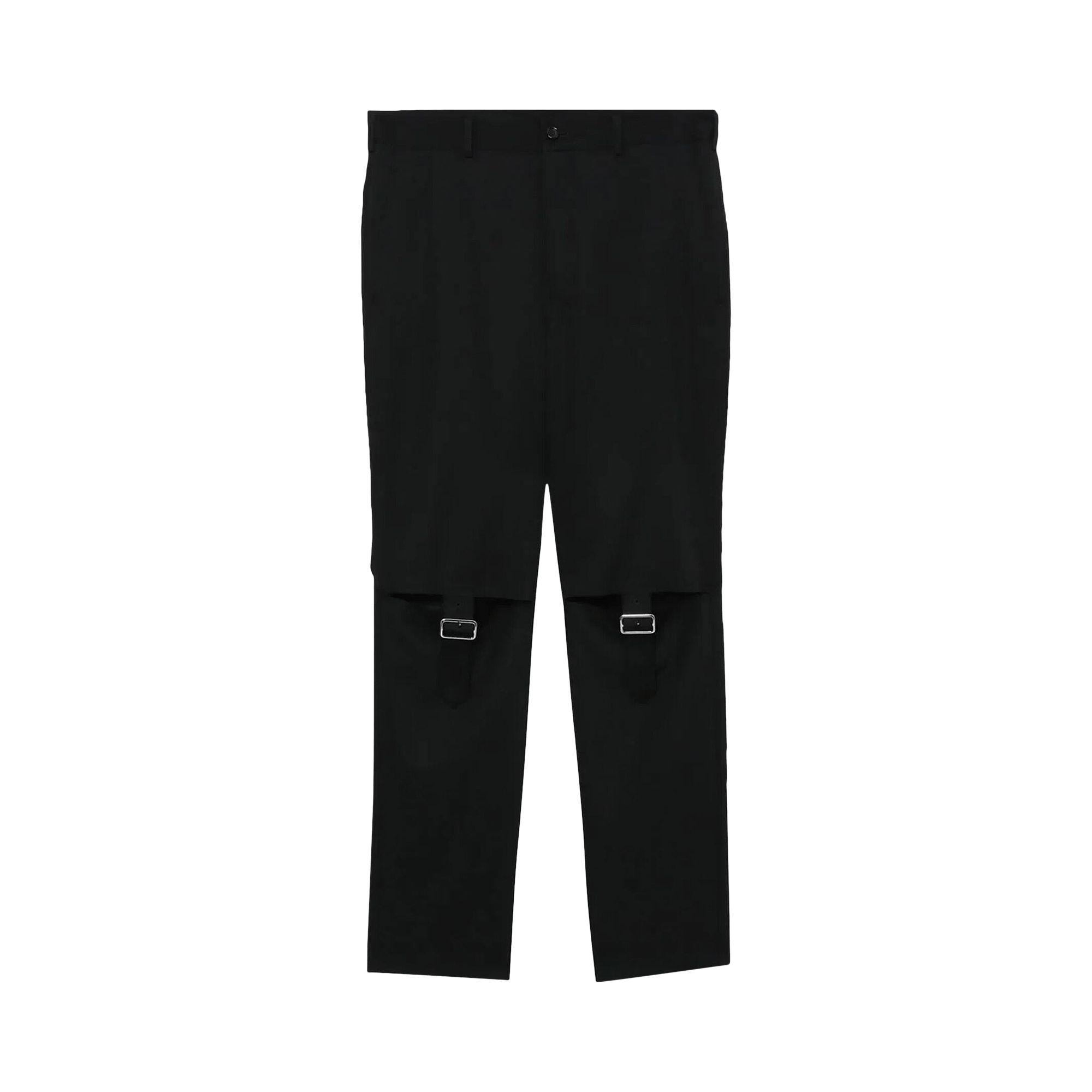 Comme des Garçons Black Buckle Detail Trousers 'Black'