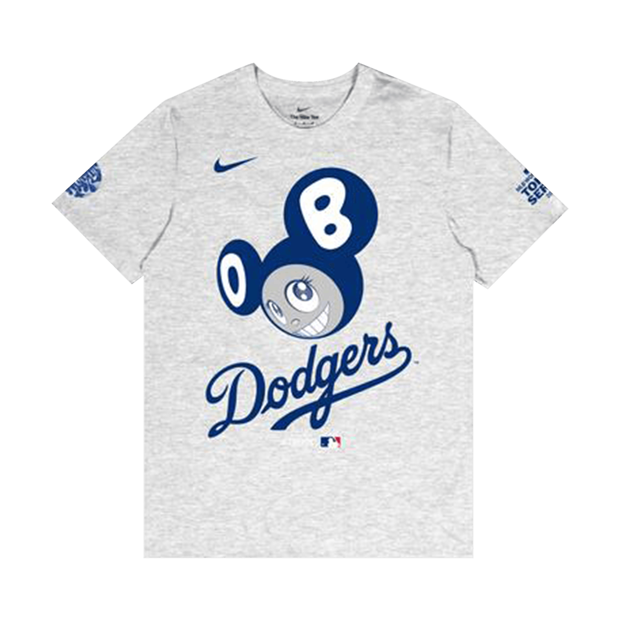 Nike x Takashi Murakami x MLB World Tour Tokyo Series 2025 Dodgers Short-Sleeve Tee 'Grey'