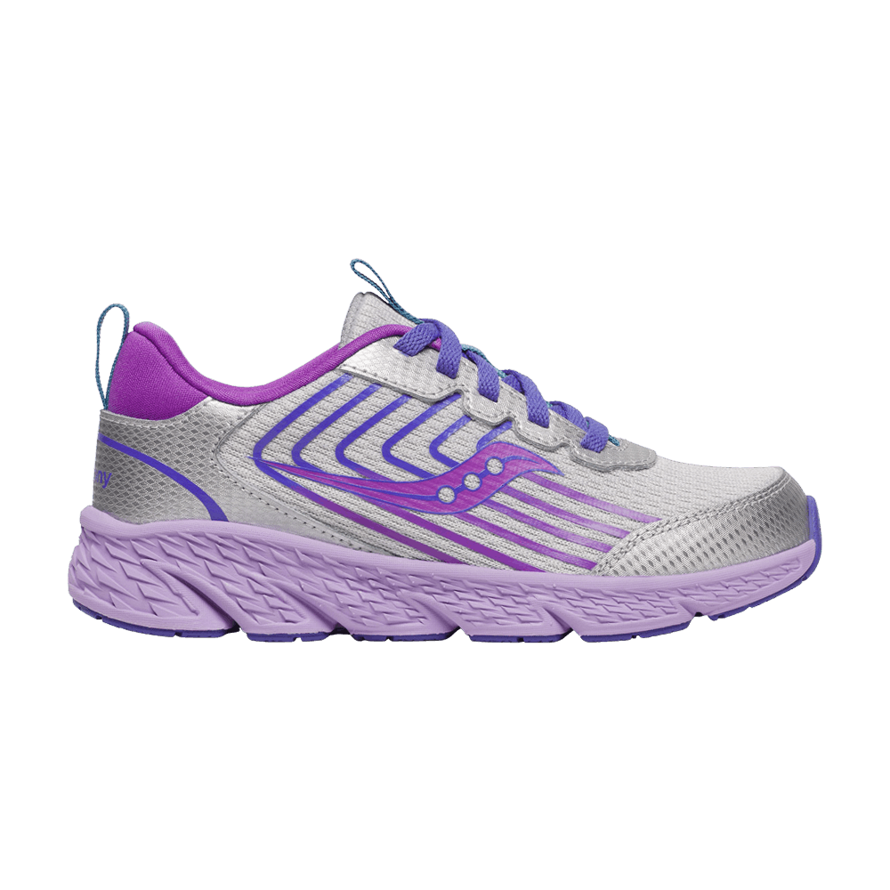 Saucony Wind 3.0 Lace Big Kid 'Silver Purple'