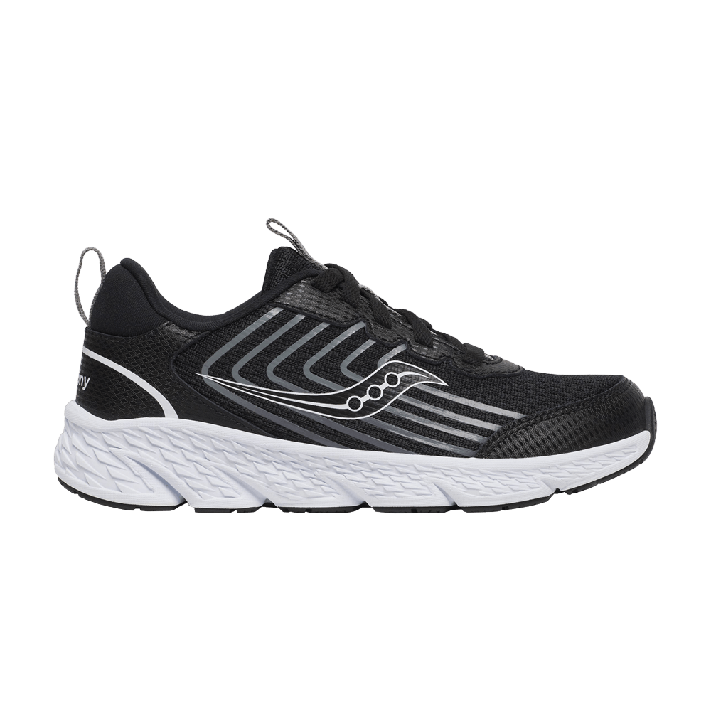 Saucony Wind 3.0 Lace Big Kid 'Black White'