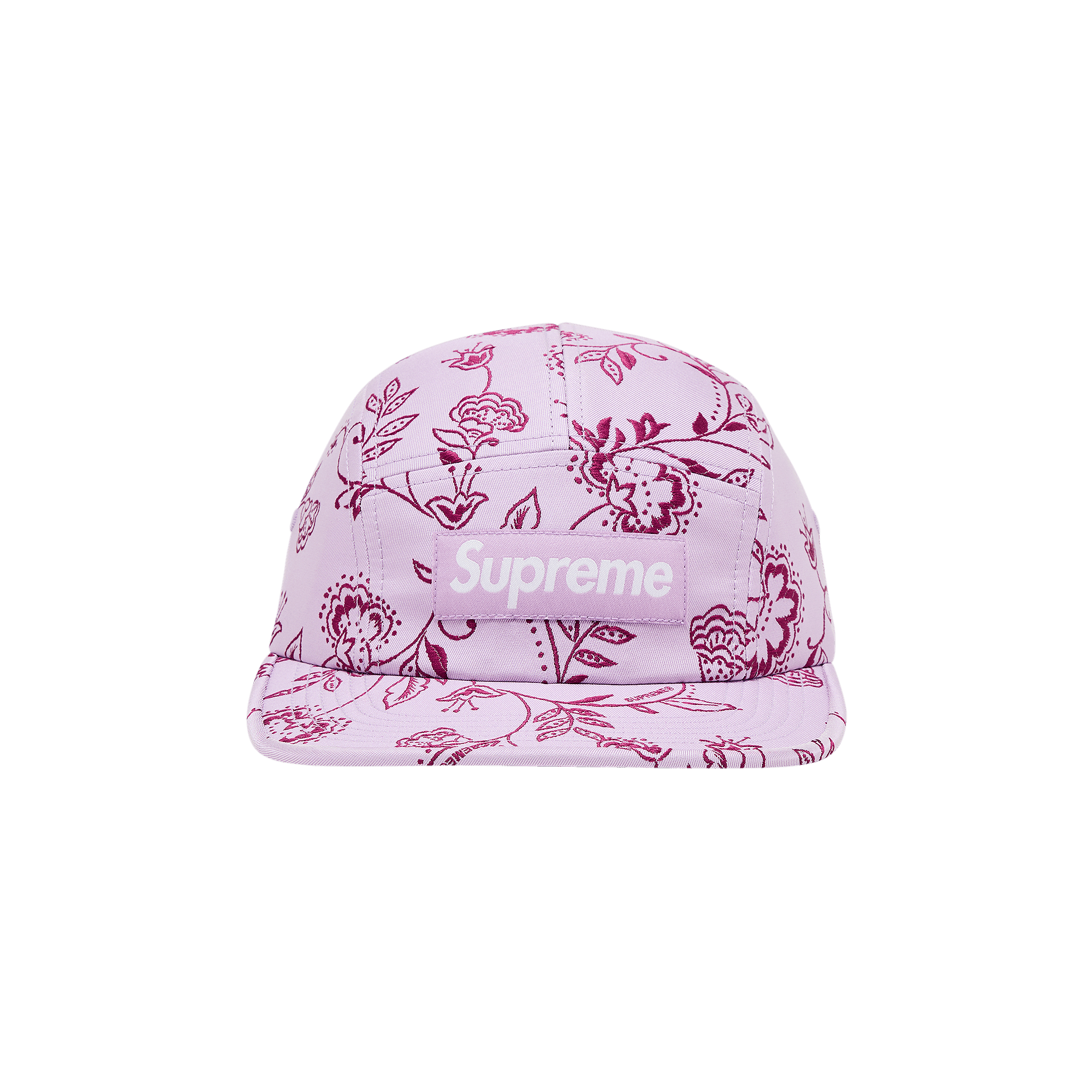 Supreme Floral Jacquard Camp Cap 'Lavender'