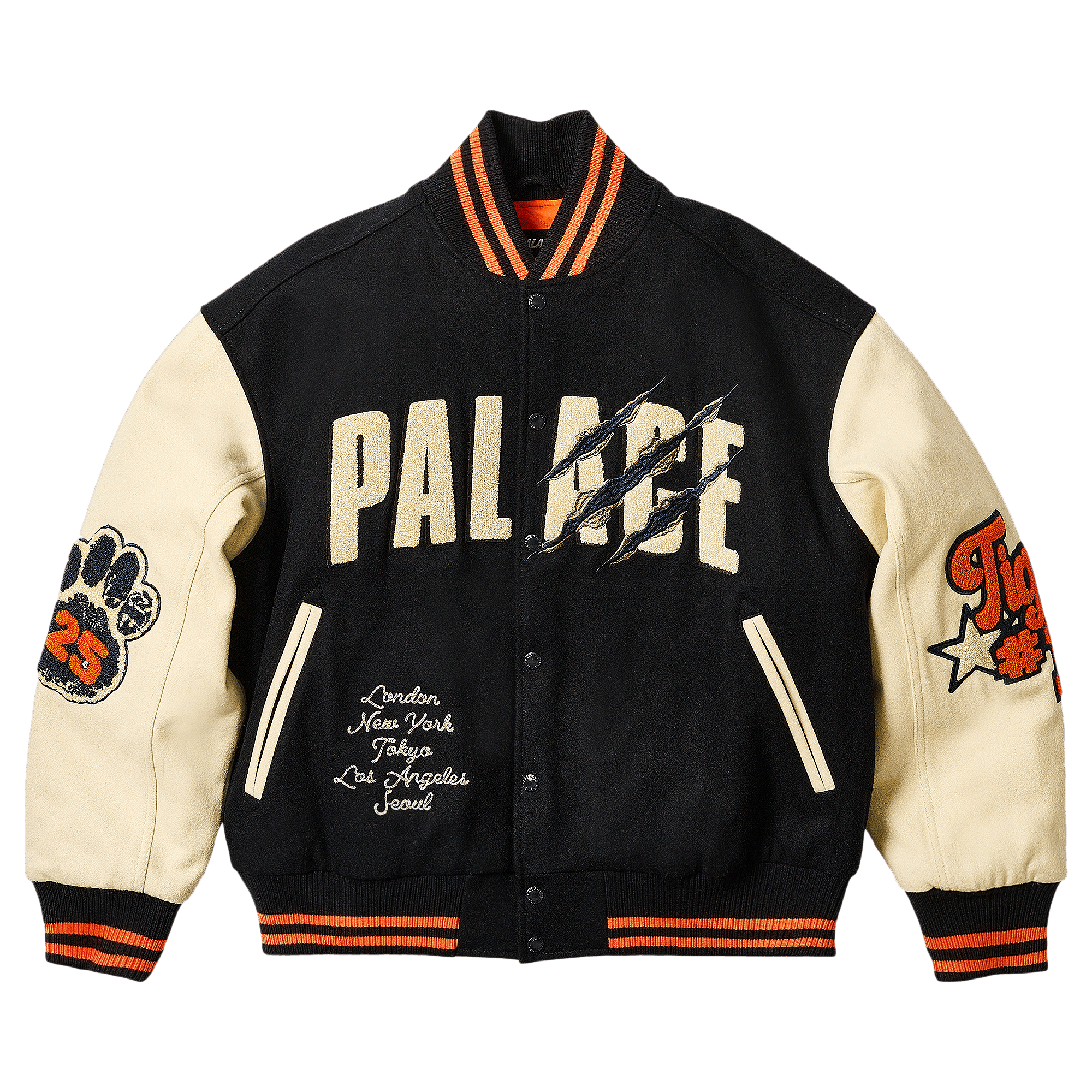 Palace Tora Tora Varsity Jacket 'Navy'