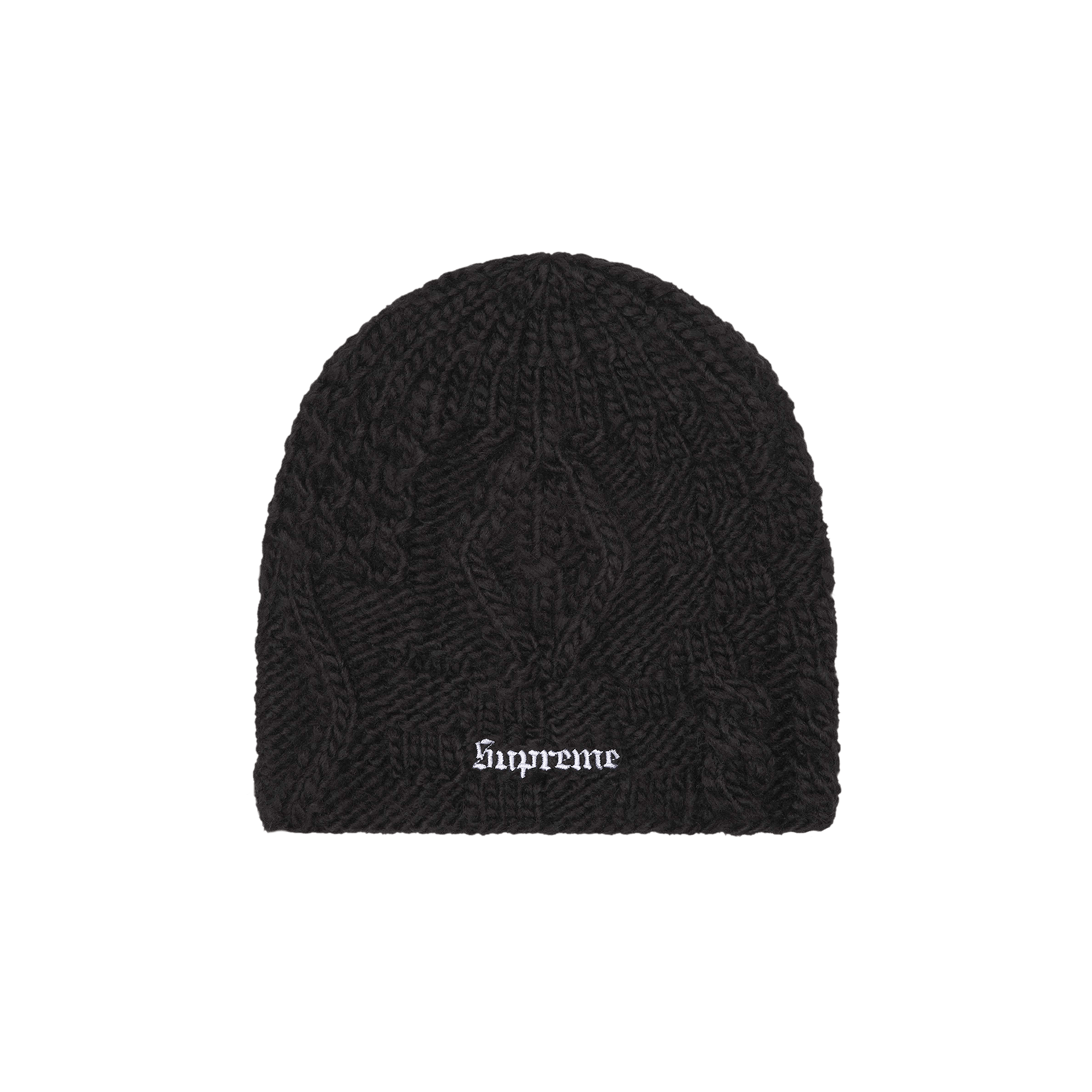 Supreme Block Knit Beanie 'Black'