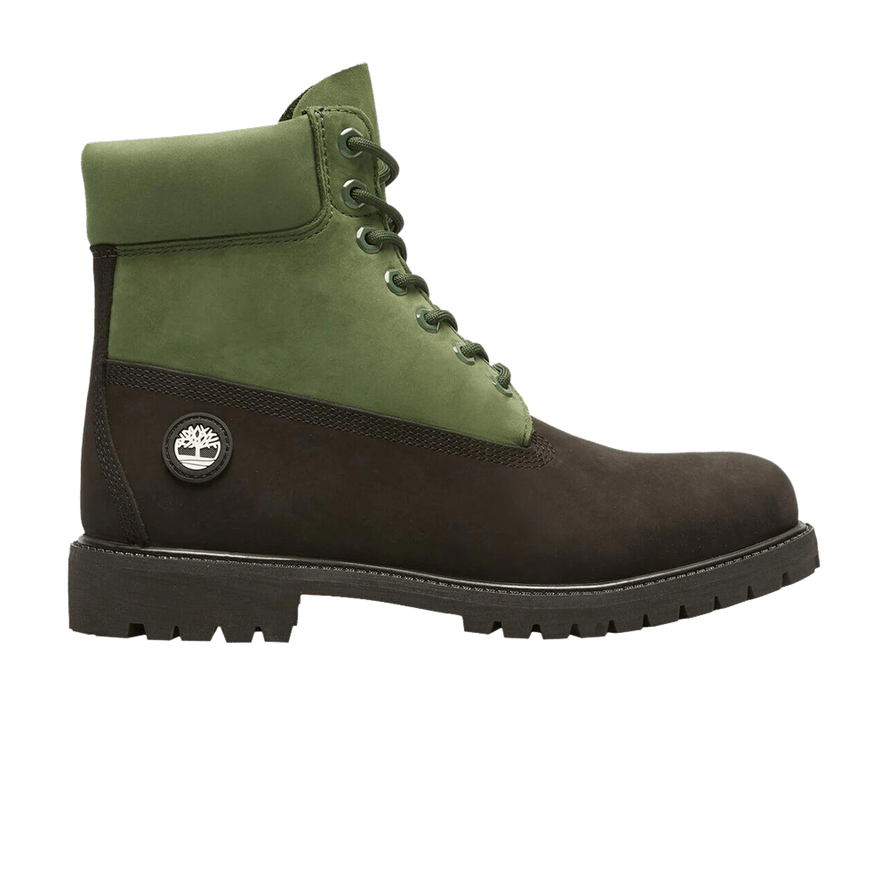 Timberland 6 Inch Lace Up Waterproof Boot 'Dark Green Black'