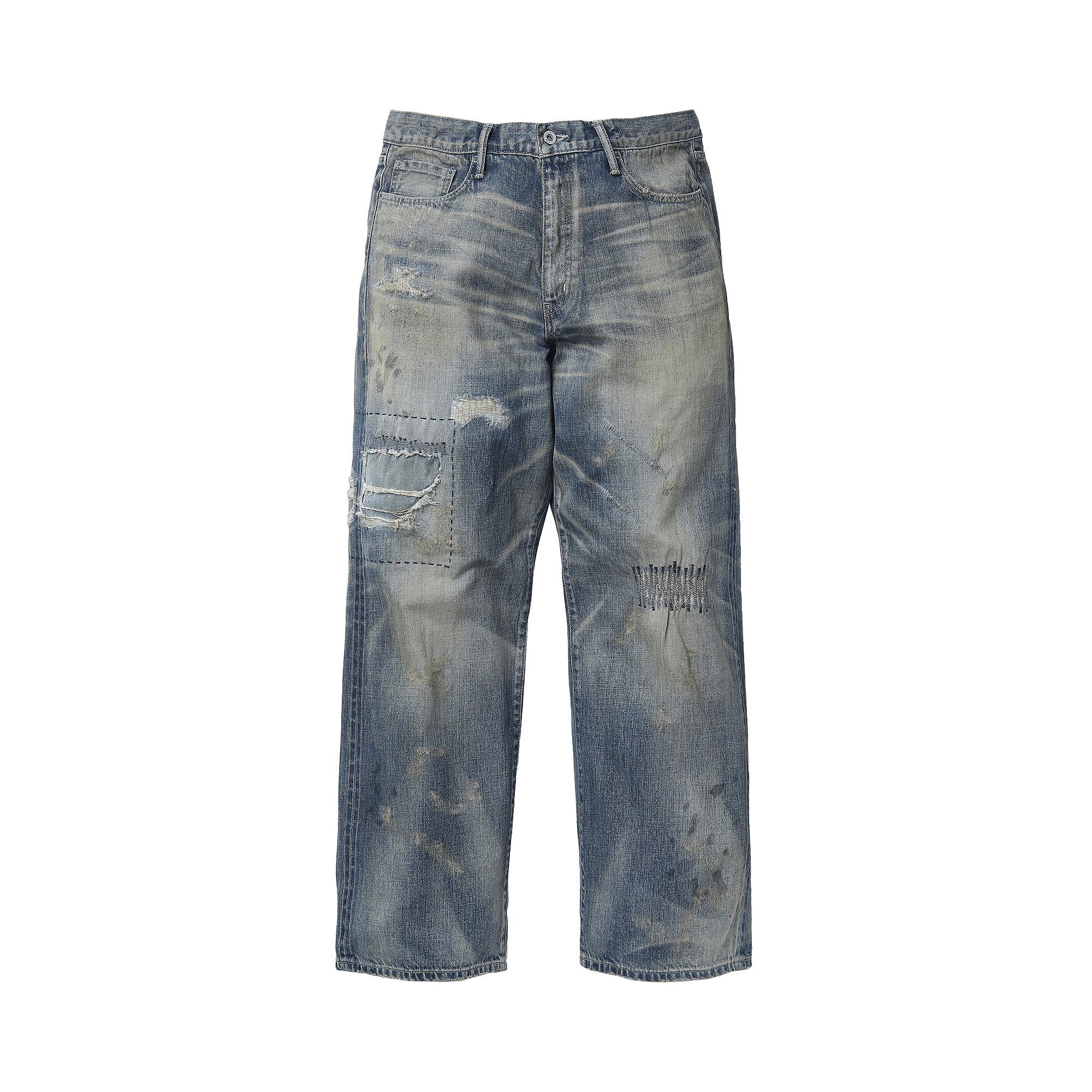 Buy Neighborhood Baggy Silhouette Denim Pants 'Indigo' - 231SPNH