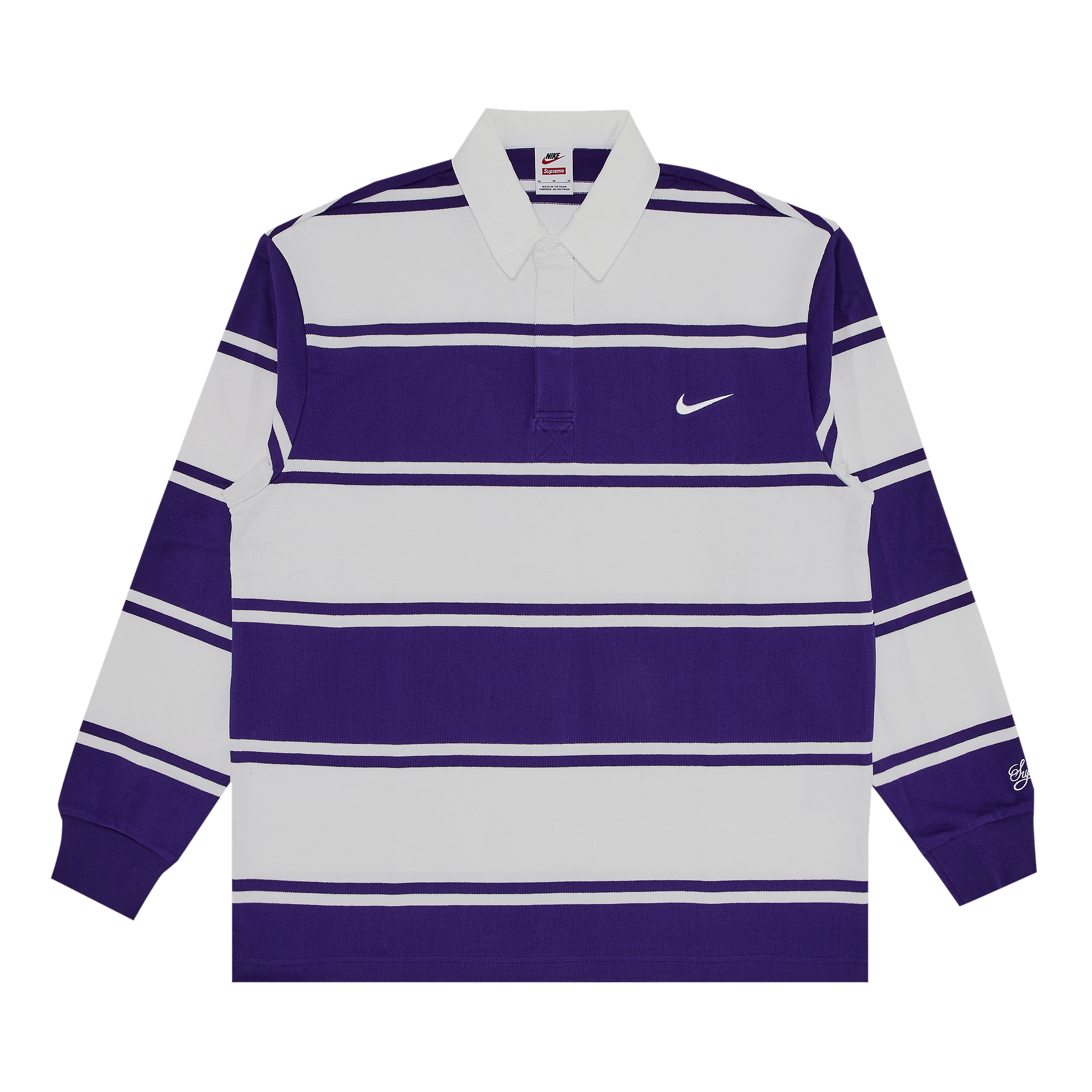 Supreme x Nike Stripe Rugby 'Purple'