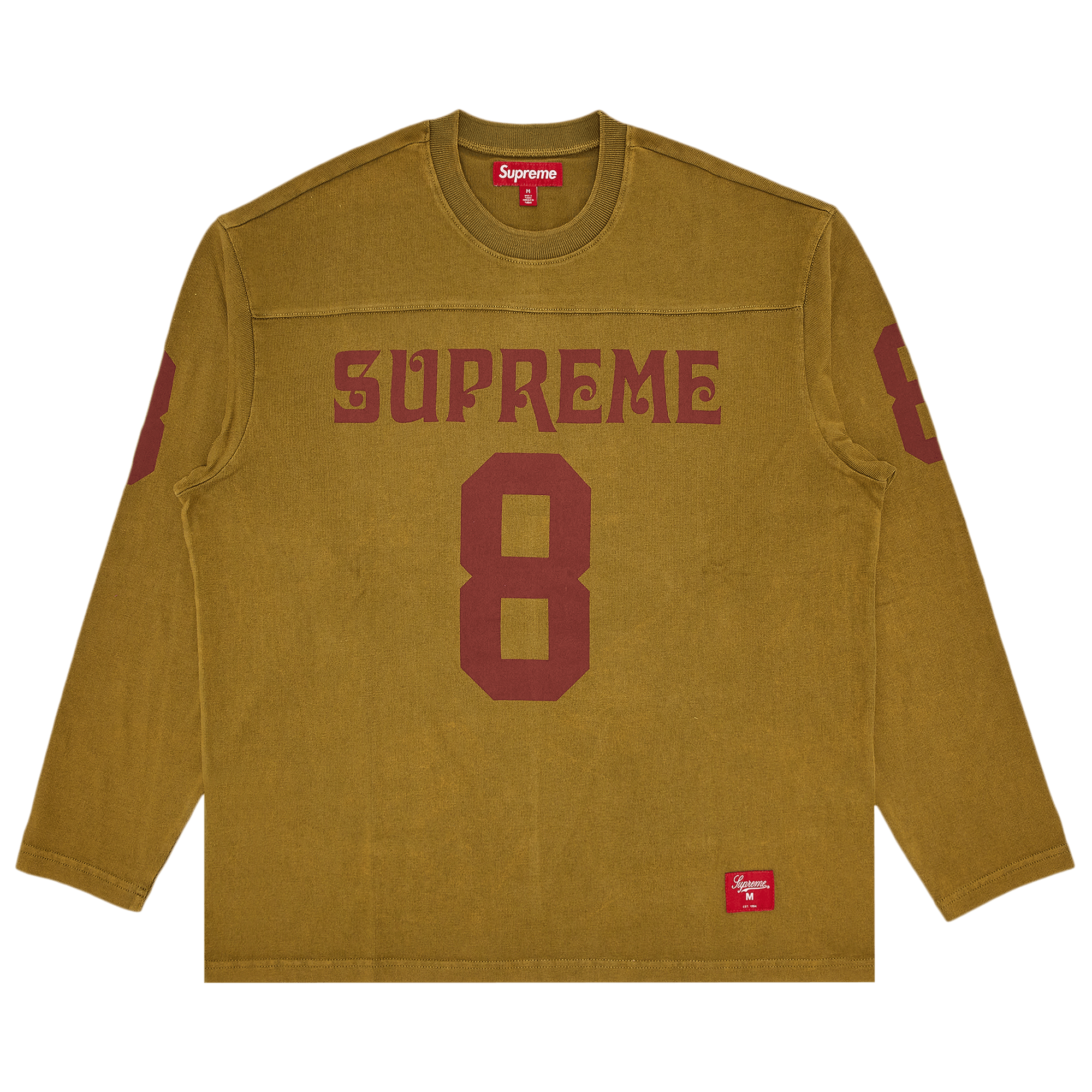 Supreme Affiliated Long-Sleeve Football Top 'Light Olive'