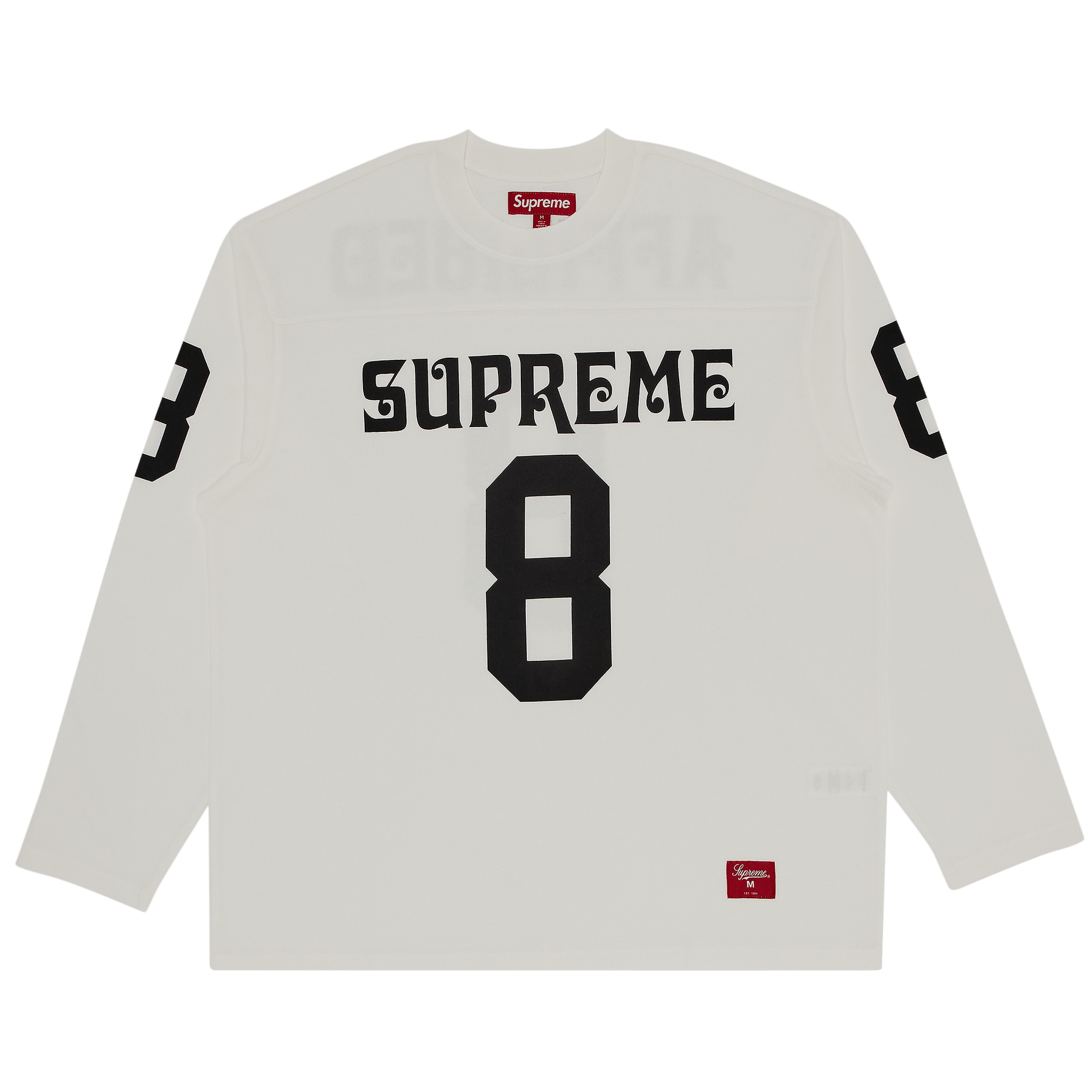 Supreme Affiliated Long-Sleeve Football Top 'White'