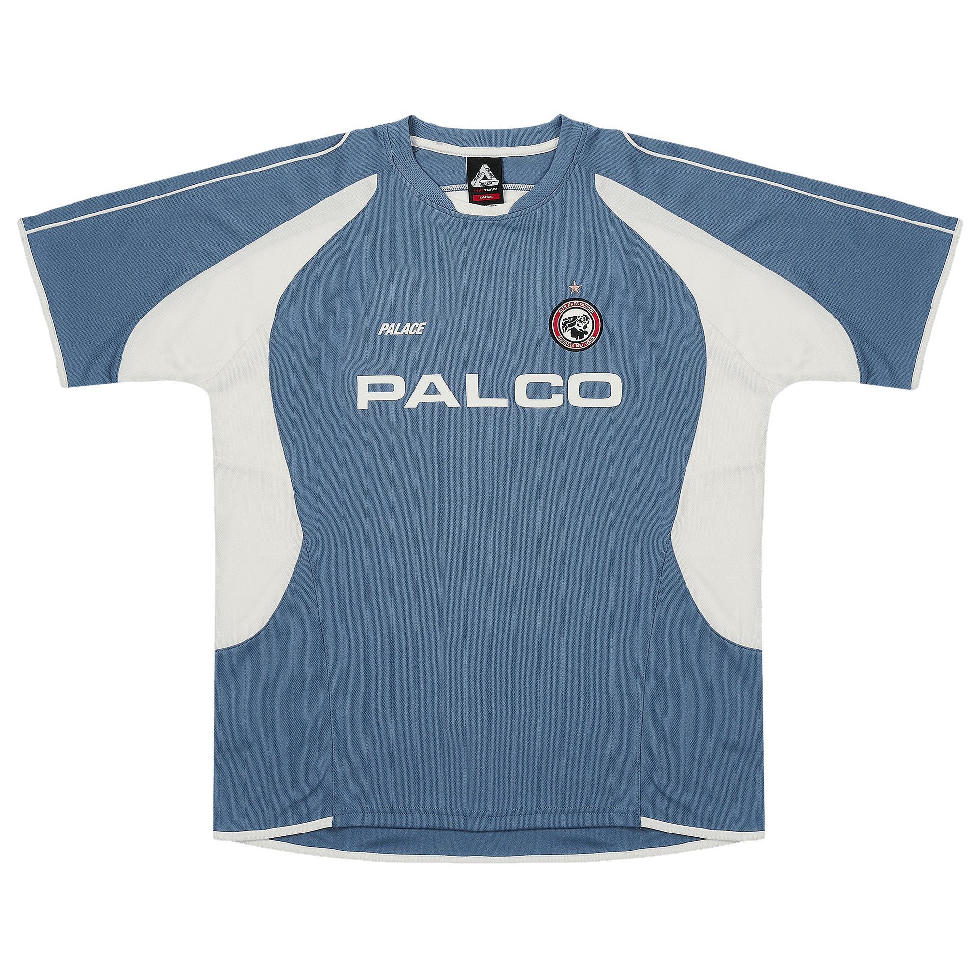 Sport Piped 1/4 Zip Grey Marl - Spring 2023 - Palace Community