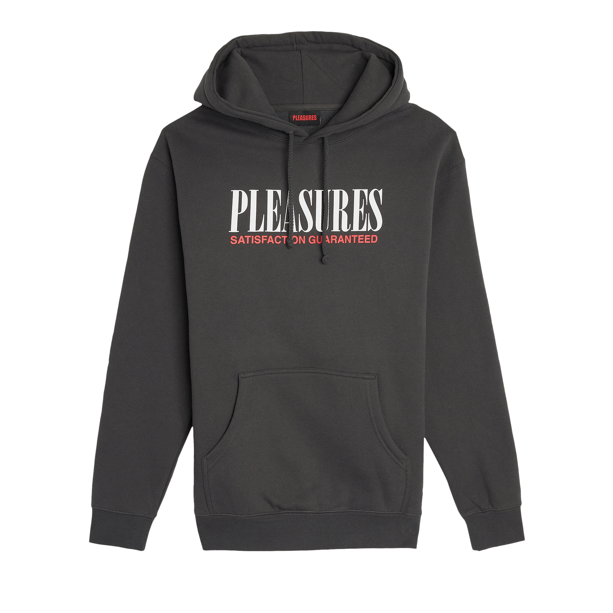 Pleasures Satisfaction Hoodie 'Asphalt'