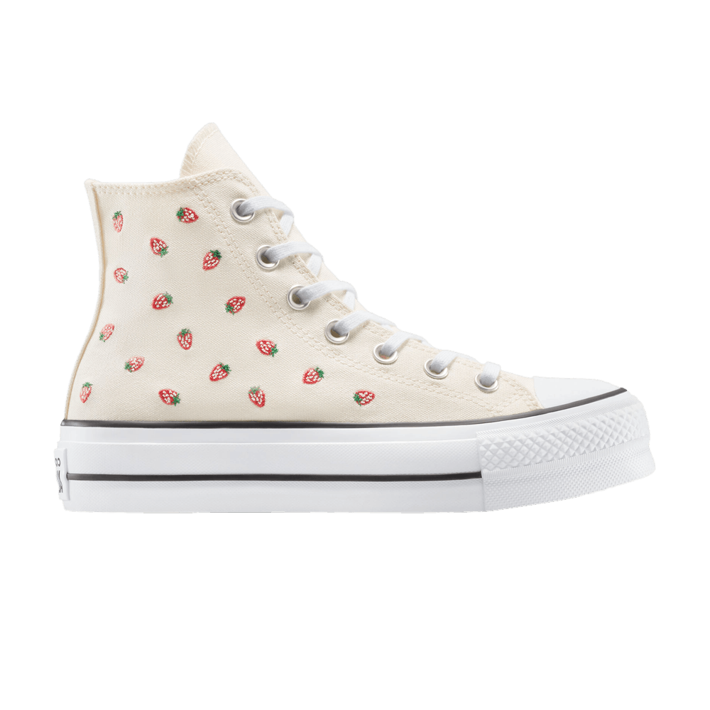 Converse Wmns Chuck Taylor All Star Lift Platform High 'Embroidered Strawberries'