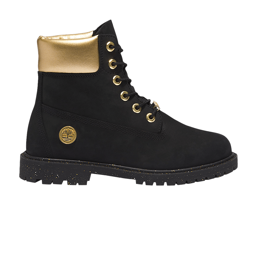 Timberland Wmns 6 Inch Premium Waterproof Boot 'Black Gold'