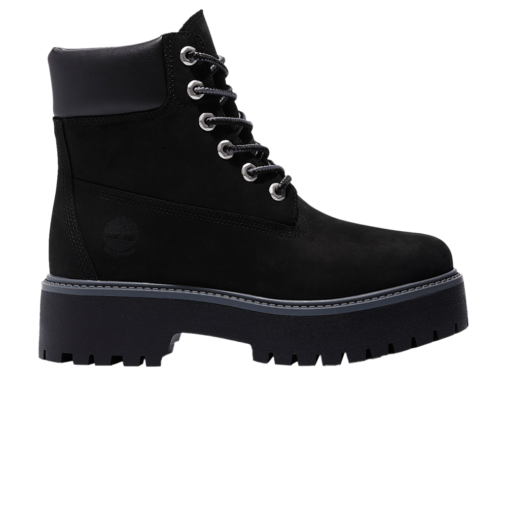 Timberland Wmns Stone Street 6 Inch Premium Waterproof Platform Boot 'Black'