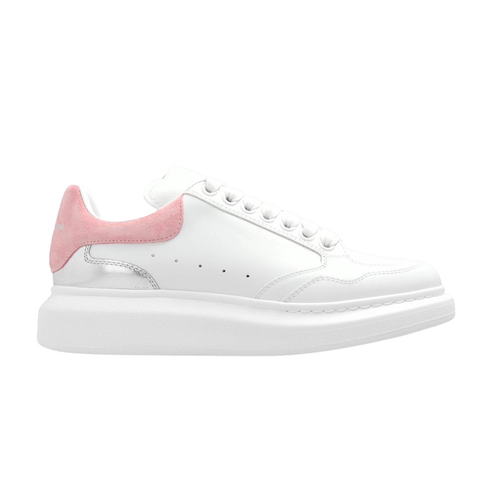 Alexander McQueen Wmns Oversized Sneaker 'White Cherry Blossom Pink'