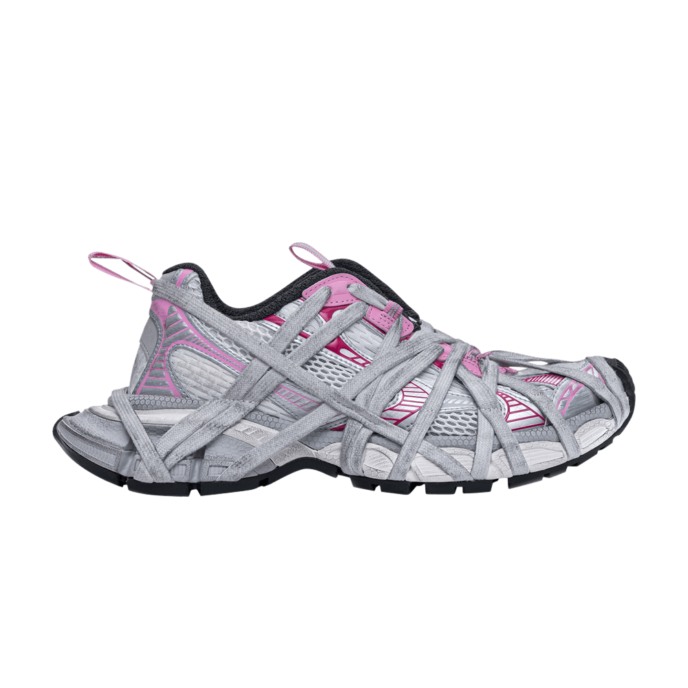 Balenciaga Wmns 3XL Extreme Lace Sneaker 'Worn-Out - White Grey Pink'