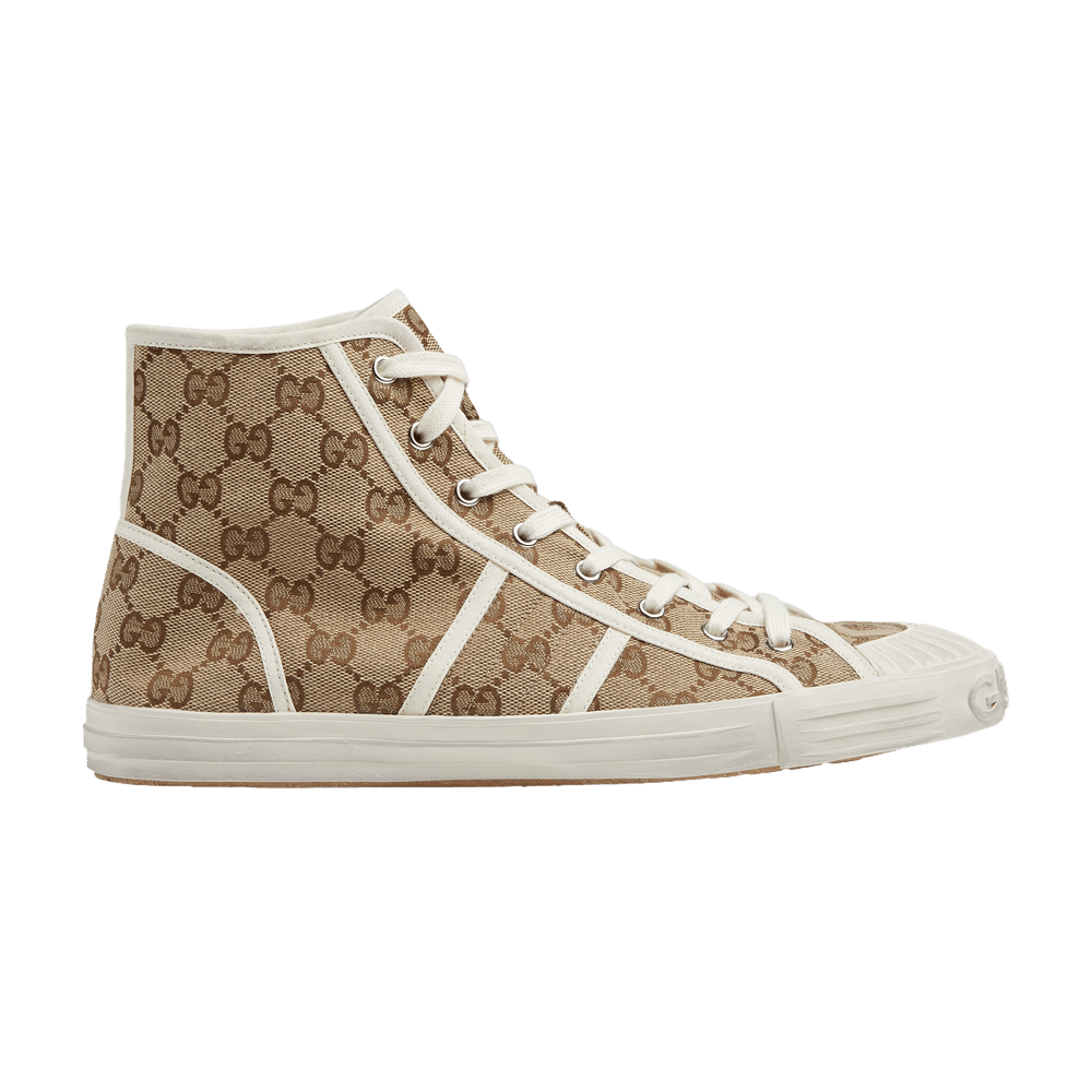 Gucci Signature High Top 'GG Canvas - Beige Ebony'