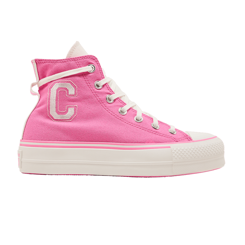 Converse Wmns Chuck Taylor All Star Lift Platform Retro Varsity High 'Oops Pink'