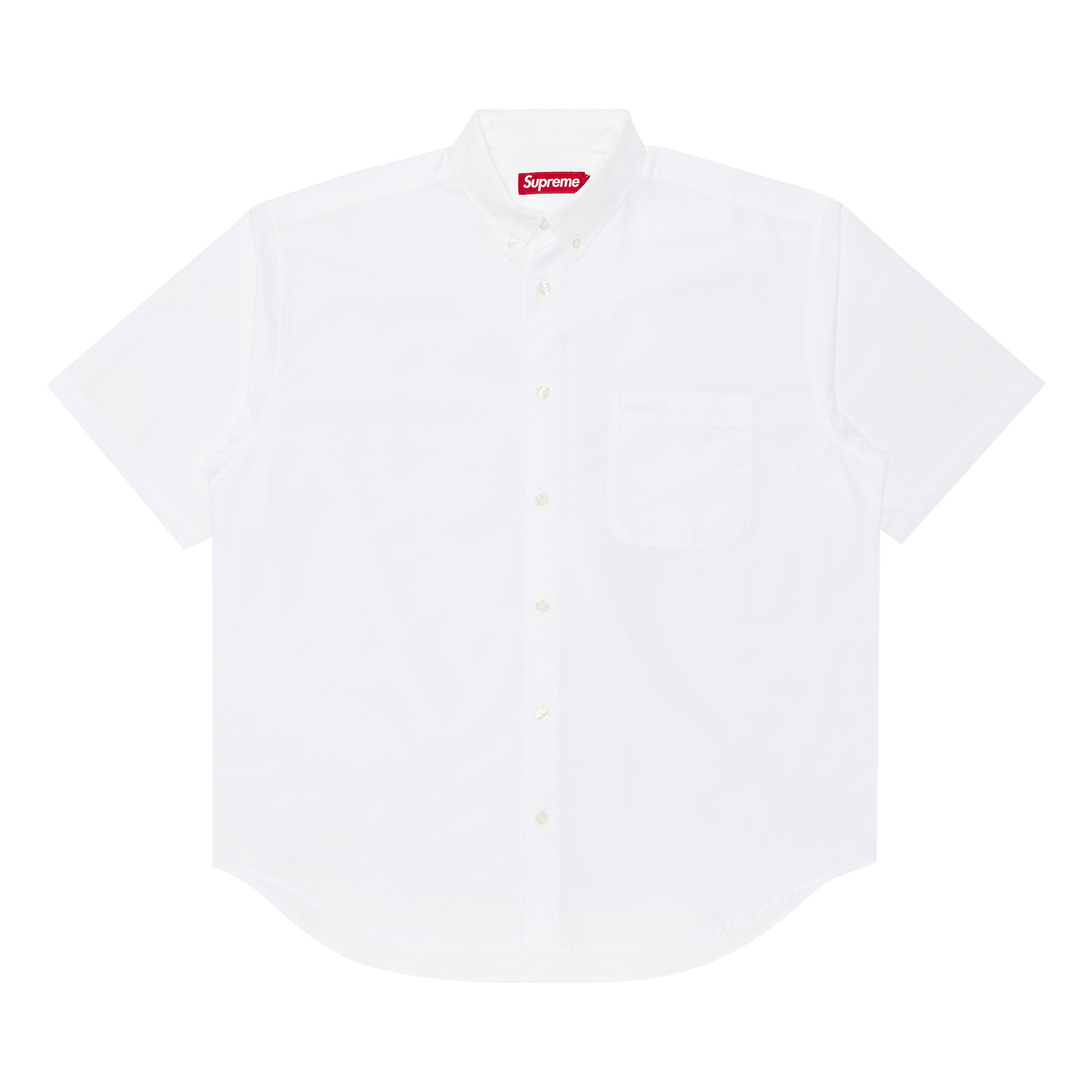 Supreme Loose Fit Oxford Short-Sleeve Shirt 'White'